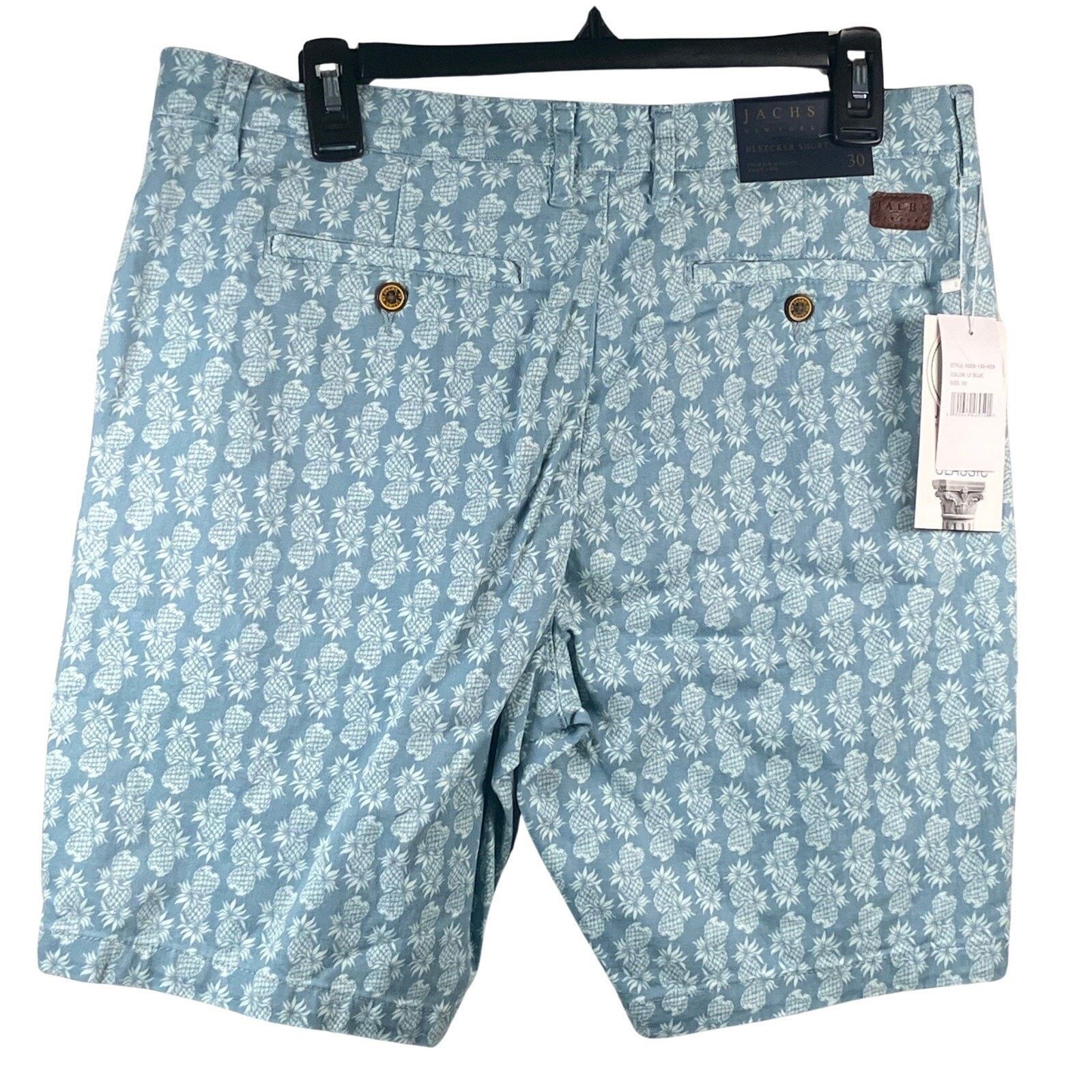 JACHS NY JACHS NY Bleecker Shorts Pineapple Print Blue Size 30 33x8 Size US 30 / EU 46 - 2 Thumbnail