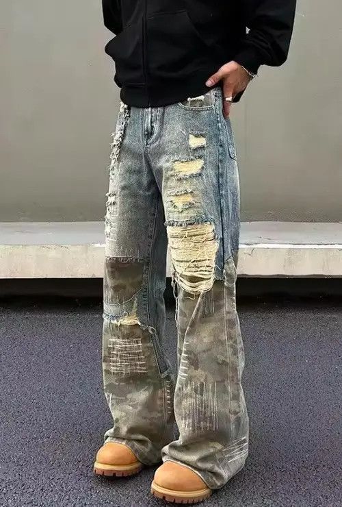 Japanese Brand Mitsuya x Naoko Y2K Style Distressed Pant Size US 30 / EU 46 - 6 Thumbnail