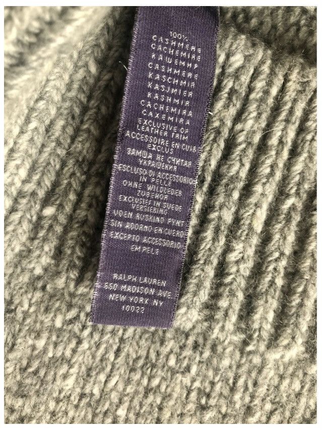 Ralph Lauren Purple Label RLPL 🇮🇹 grey cashmere Nebuchadnezzar button sweater M NEW Size US M / EU 48-50 / 2 - 14 Thumbnail