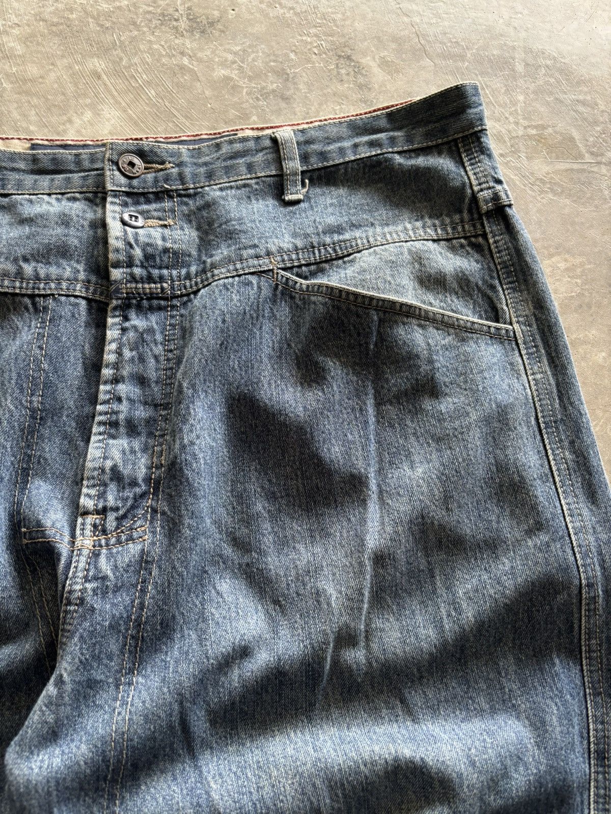 Designer × Marithe + Francois Girbaud vintage MARITHE FRANCOIS GIRBAUD MFG baggy jeans side pocket Size US 39 - 8 Thumbnail