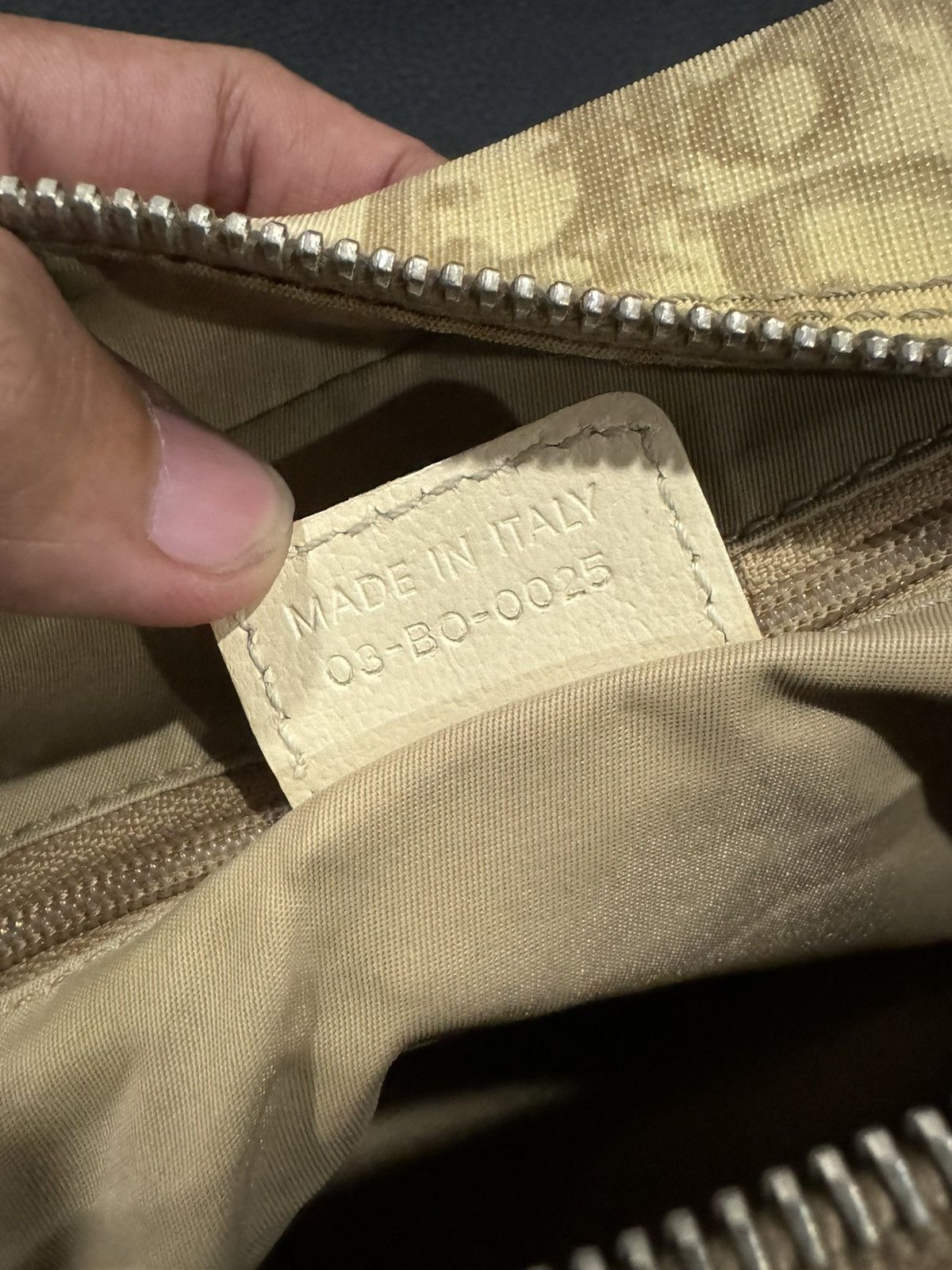Dior Dior Vintage Beige Flower Trotter Oblique Monogram (2004) Size ONE SIZE - 16 Thumbnail