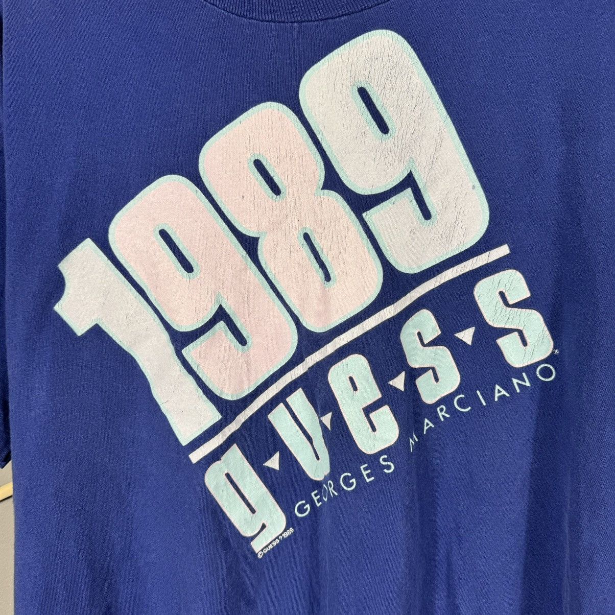 Georges Marciano × Guess × Vintage Vintage 1989 Guess X Marciano T-shirt Size US L / EU 52-54 / 3 - 6 Thumbnail