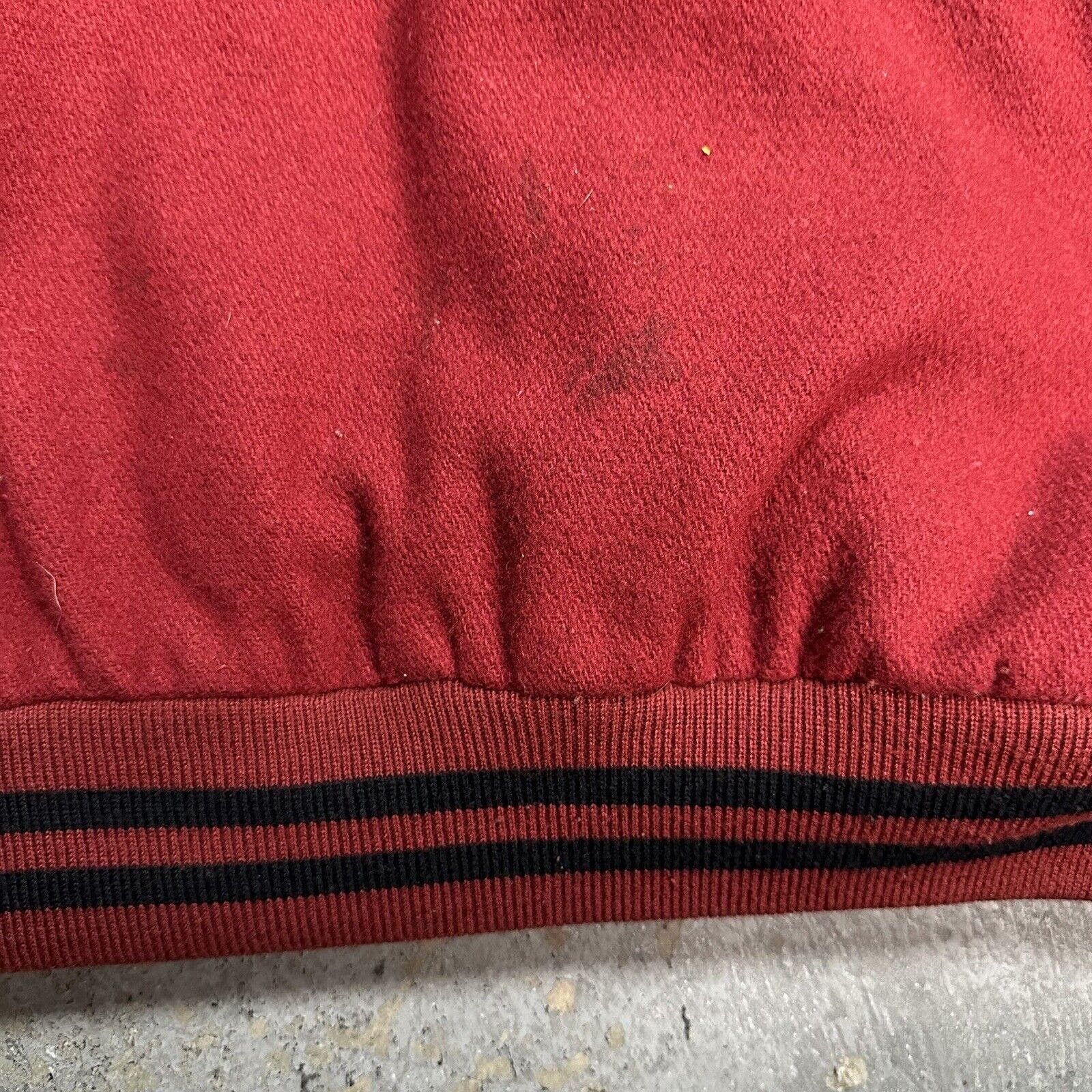 Guess × Vintage Vintage Guess Jeans Wool Leather Letterman Varsity Jacket XL Size US XL / EU 56 / 4 - 6 Thumbnail