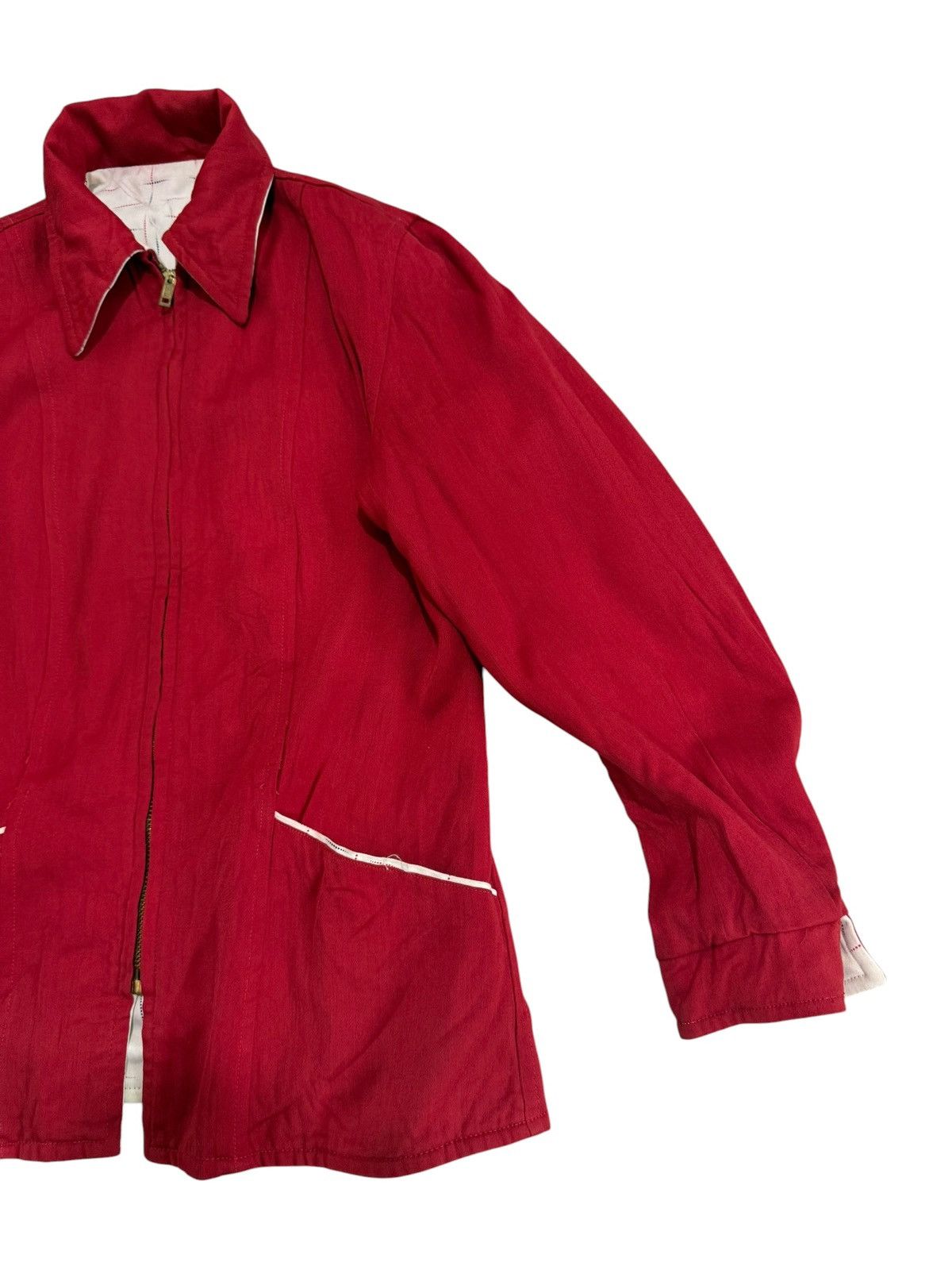 Vintage CONMAR ZIPPER REVERSIBLE RAYON JACKET WEATHER WISE RARE Size M / US 6-8 / IT 42-44 - 7 Thumbnail