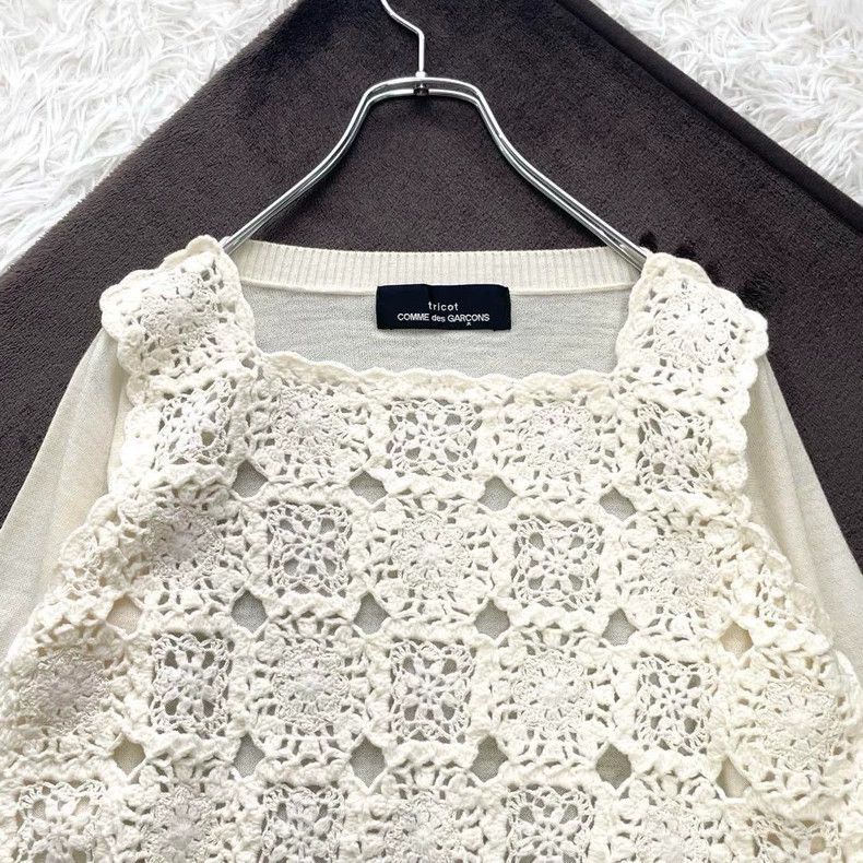 Comme des Garcons Comme Des Garcons Knitted floral cutout top Size M / US 6-8 / IT 42-44 - 2 Thumbnail