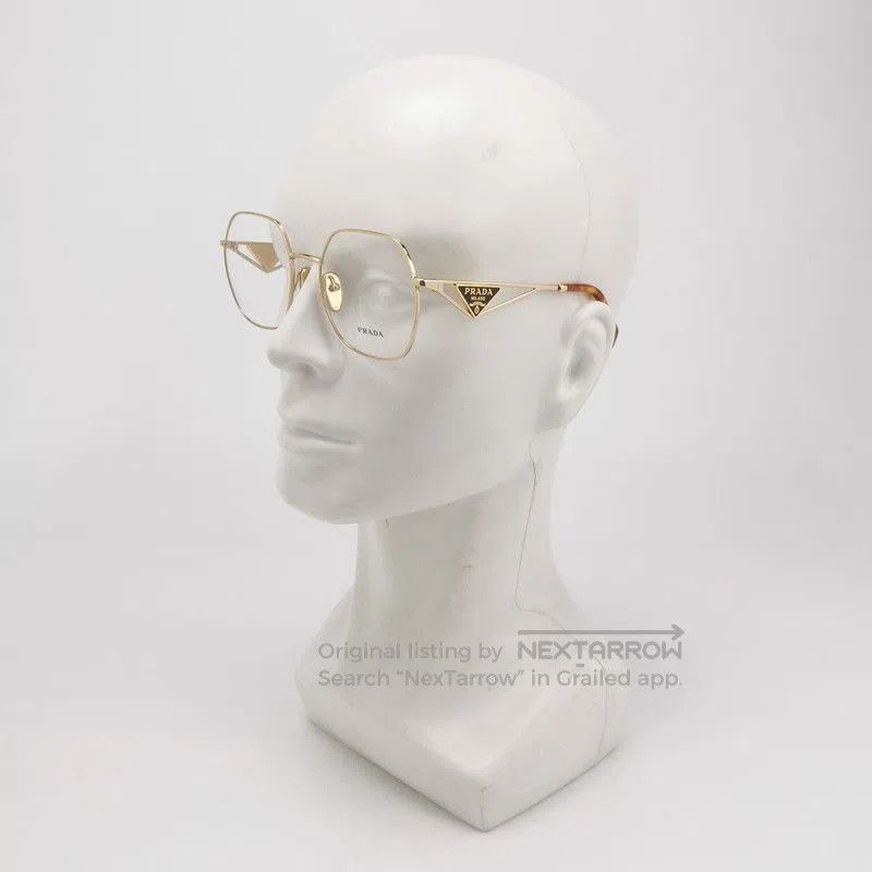 Prada Prada Triangular Logo Full Frame Eyeglasses. Size ONE SIZE - 1 Thumbnail