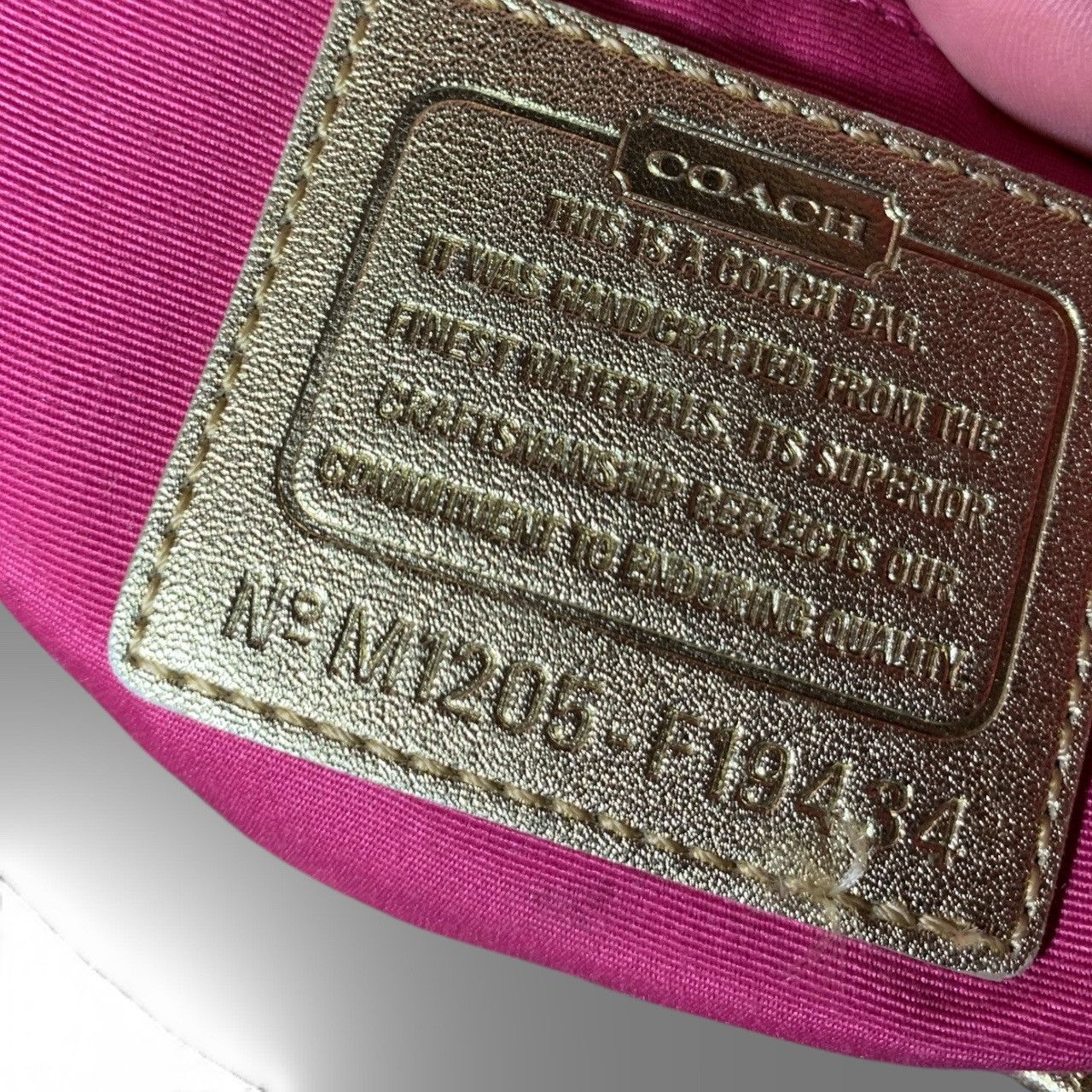 Coach Coach Poppy Glam Hand Bag (item#155) Size ONE SIZE - 7 Thumbnail