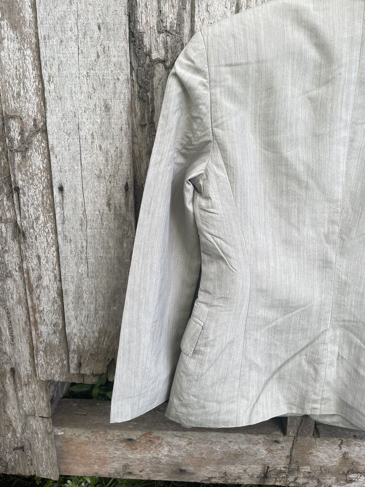 Gianfranco Ferre Gianfranco Ferré Vintage Italian Linen Blazer (90s) Size S / US 4 / IT 40 - 7 Thumbnail
