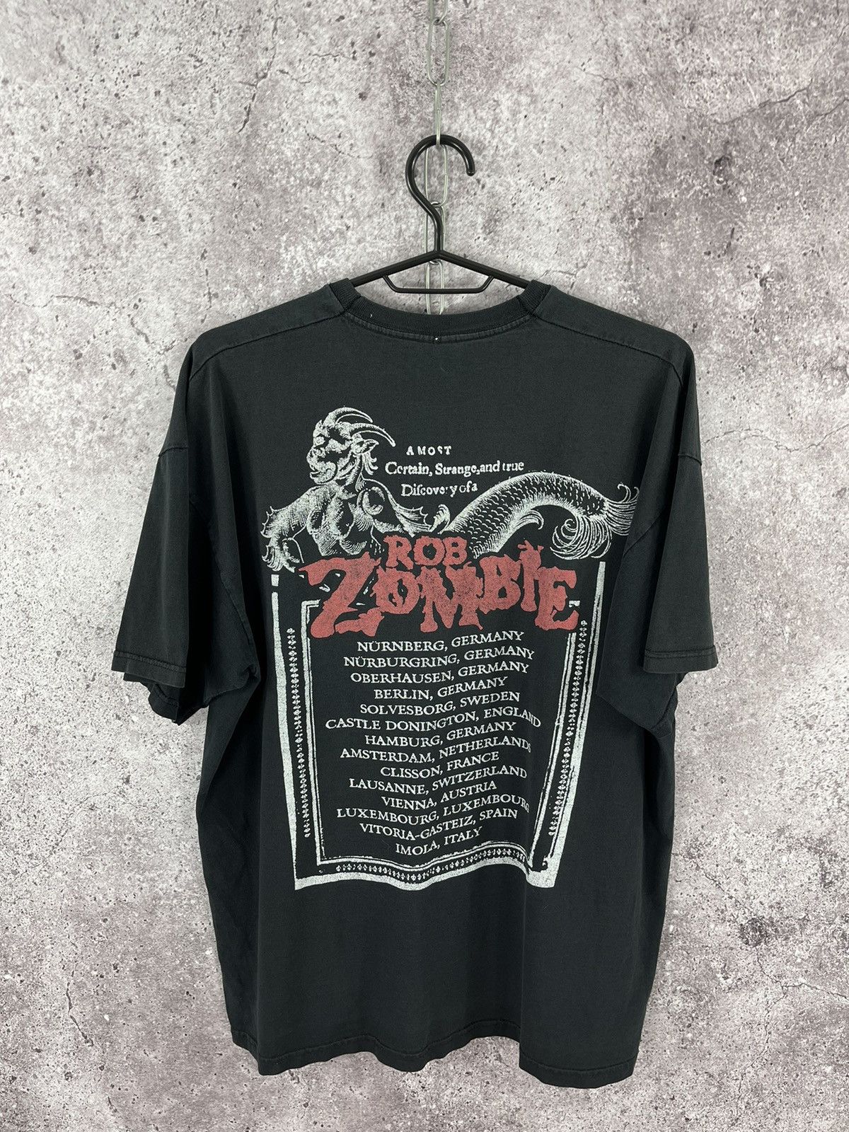 Band Tees Rob Zombie Metal Rock Vintage T-Shirt Double Big Logo Sz XL Size US XL / EU 56 / 4 - 7 Thumbnail