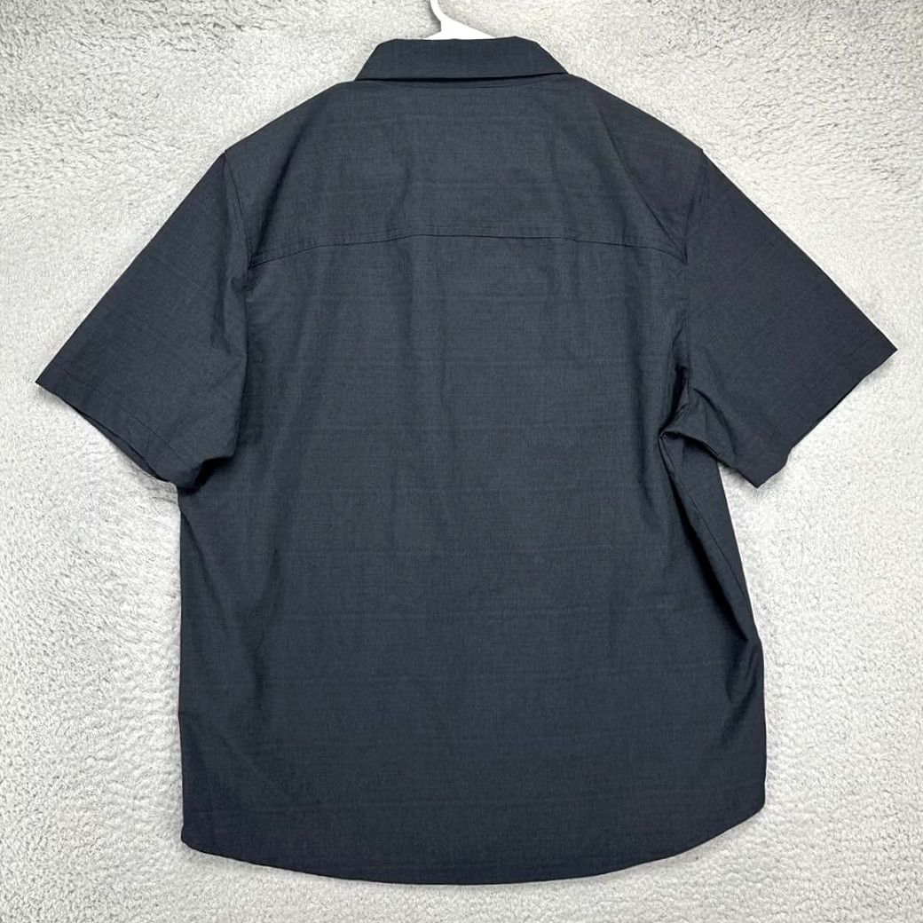 Vintage Gerry Shirt Adult Large Grey Button Up Stretch Short Sleeve Flap Pockets Mens Size US L / EU 52-54 / 3 - 3 Thumbnail