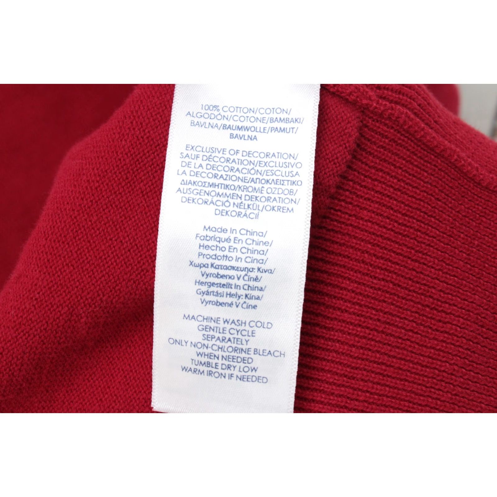 Chaps Chaps Ralph Lauren Sweater Vest Shirt Men M Red V-Neck Knit Embroidered Logo Preppy Vintage: No Size US M / EU 48-50 / 2 - 5 Thumbnail