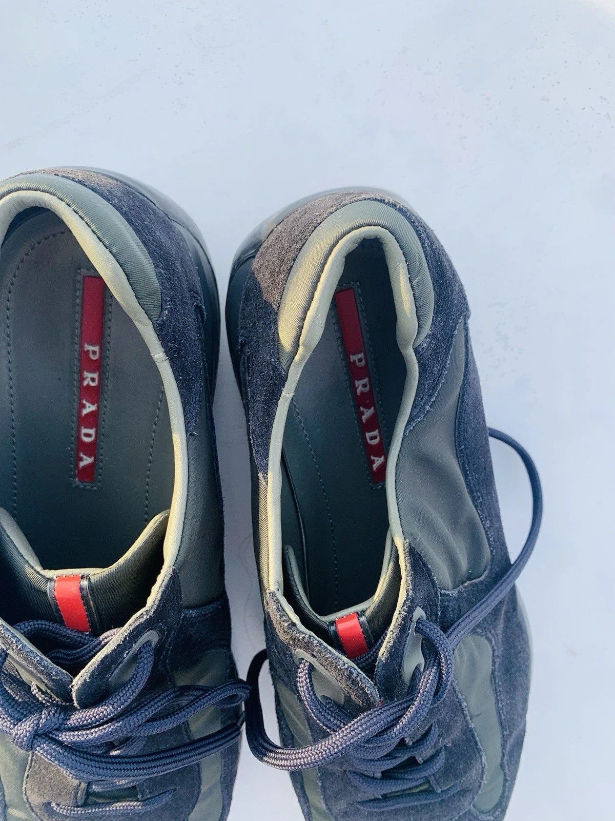 Prada Prada America's Cup Navy Blue Leather 9.5 Suede Size US 9.5 / EU 42-43 - 9 Thumbnail