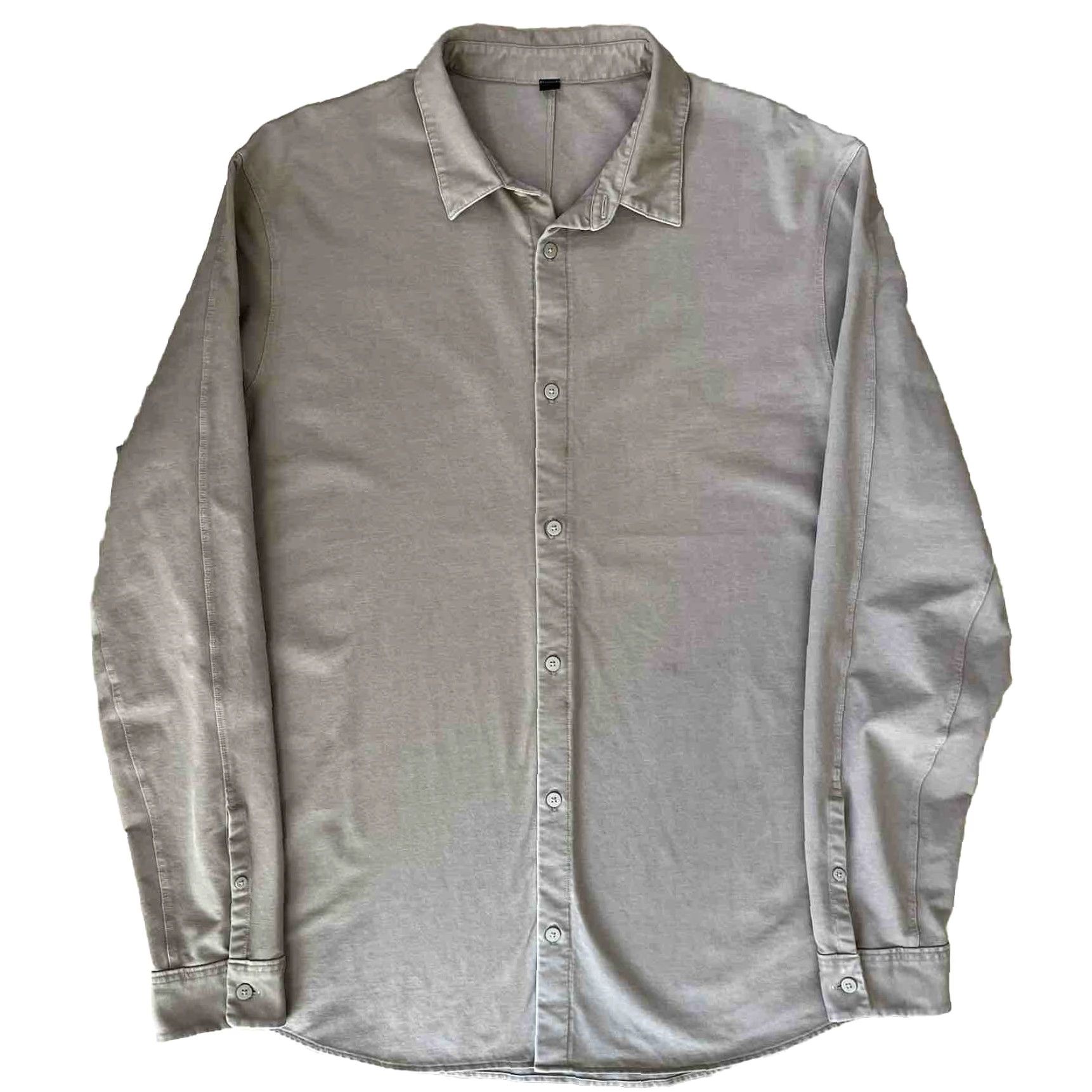Lululemon Lululemon Button Down Shirt XL Brown Lightweight Cotton Workwear Mens Regular Long Sleeve Button-Up Tie-Dye? (Note: No new info; reorder for clarity) Size US XL / EU 56 / 4 - 2 Thumbnail