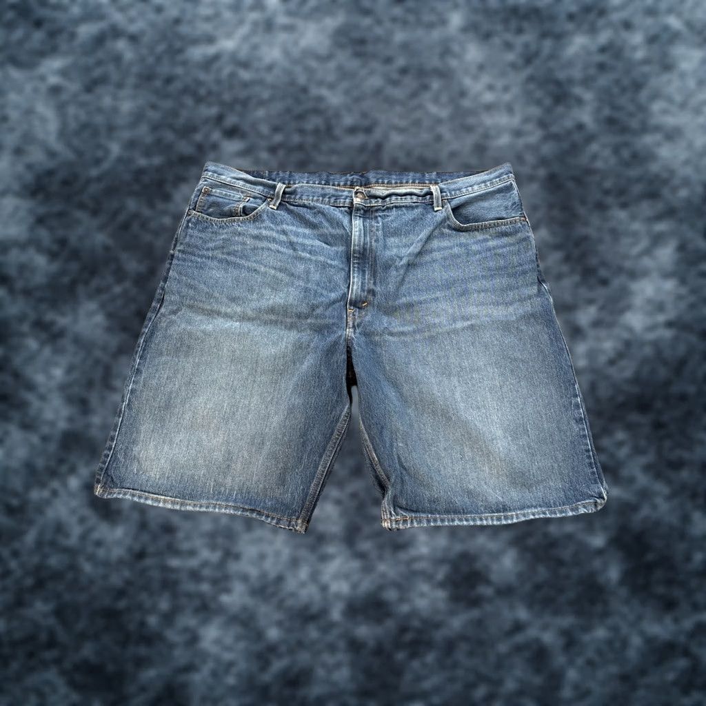 Levi's Levi's 469 Shorts Mens 48 Blue Denim Bermuda 5-Pocket Logo Pockets Workwear Casual Jeans Short Community City Size US 32 / EU 48 - 1 Thumbnail