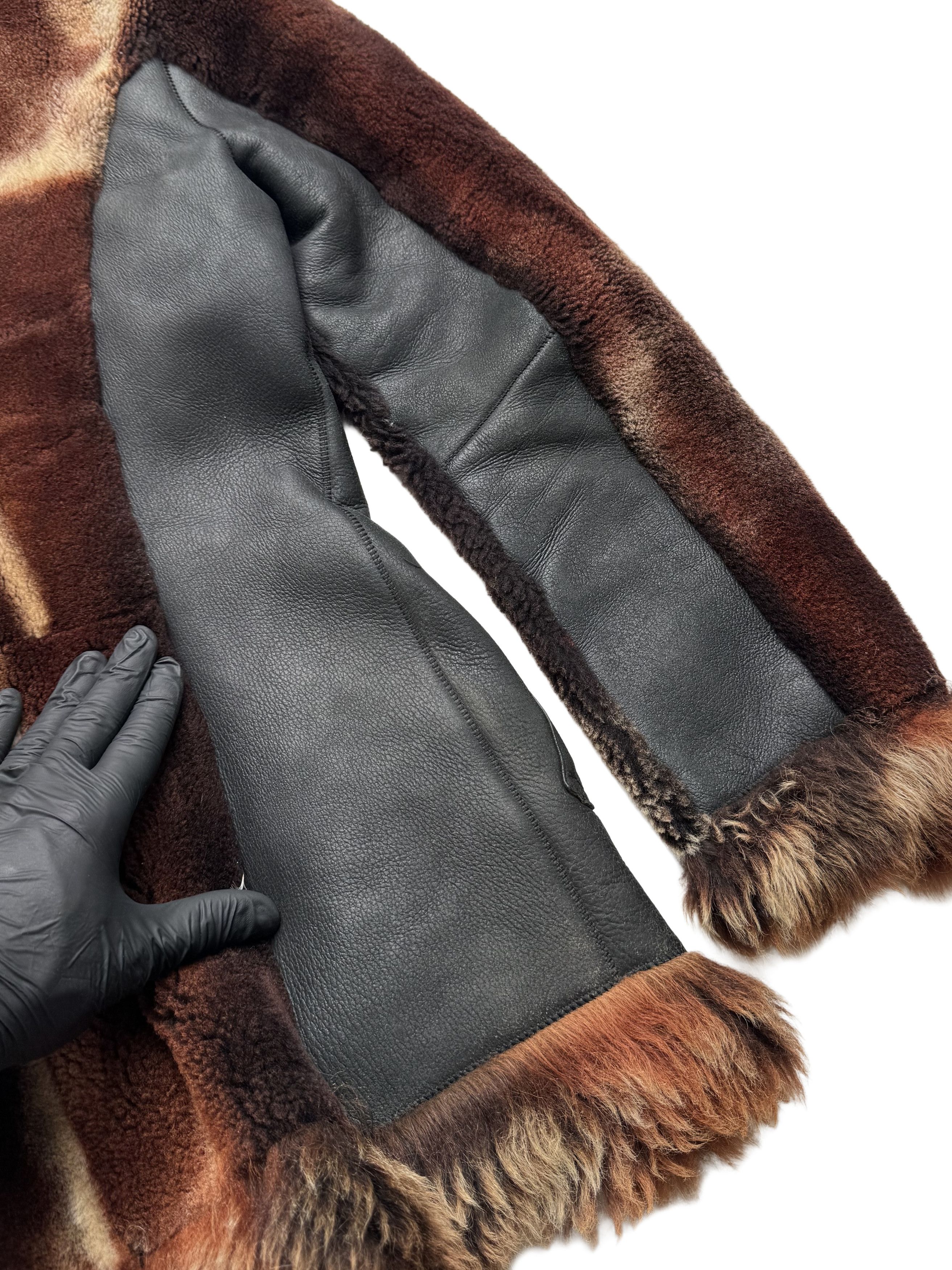 Japanese Brand Vintage Real Sheepskin Coat Size M / US 6-8 / IT 42-44 - 19 Thumbnail