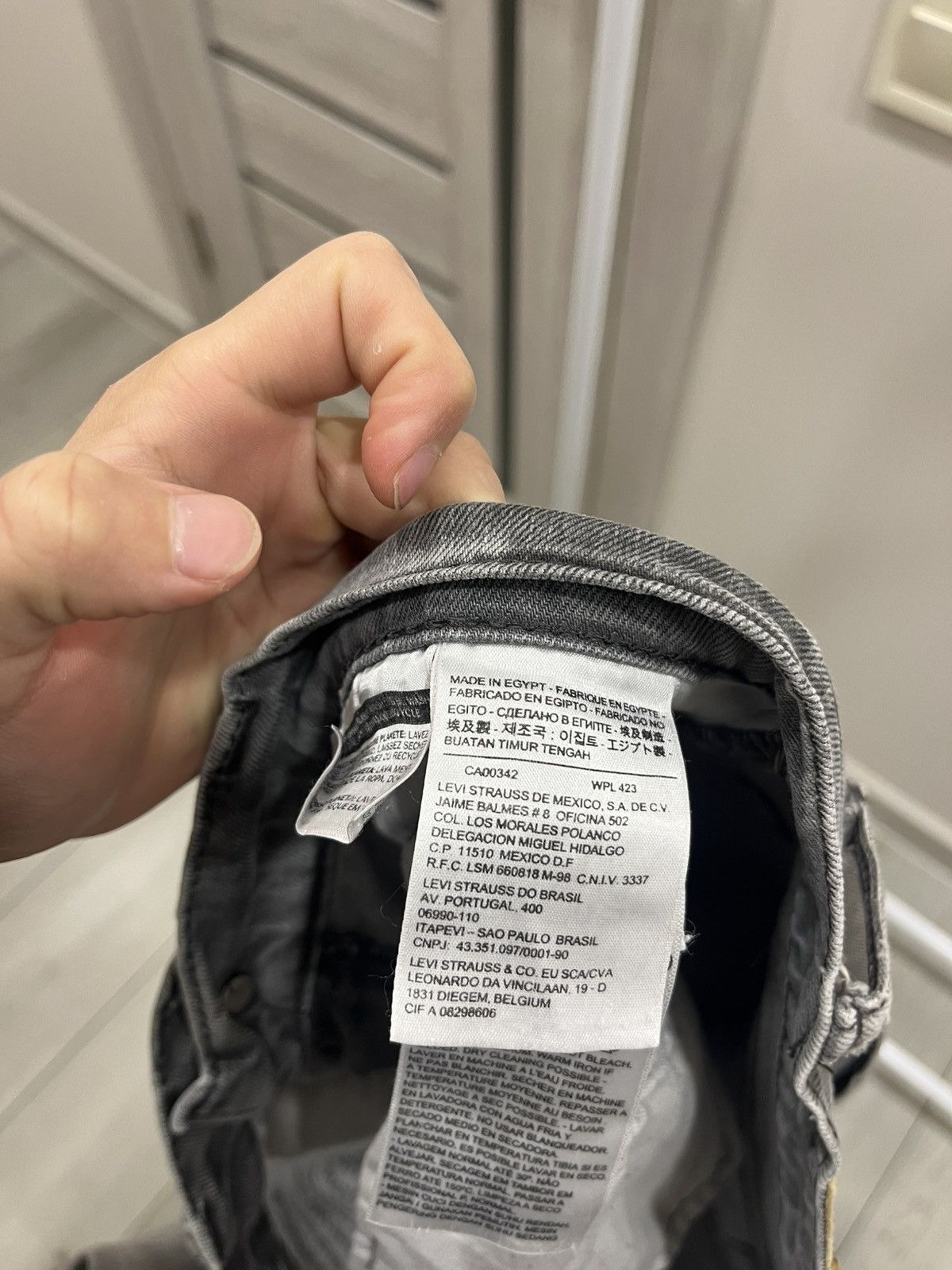 Japanese Brand Levi’s 508 Black Tab Waxed Pants Size US 34 / EU 50 - 6 Thumbnail
