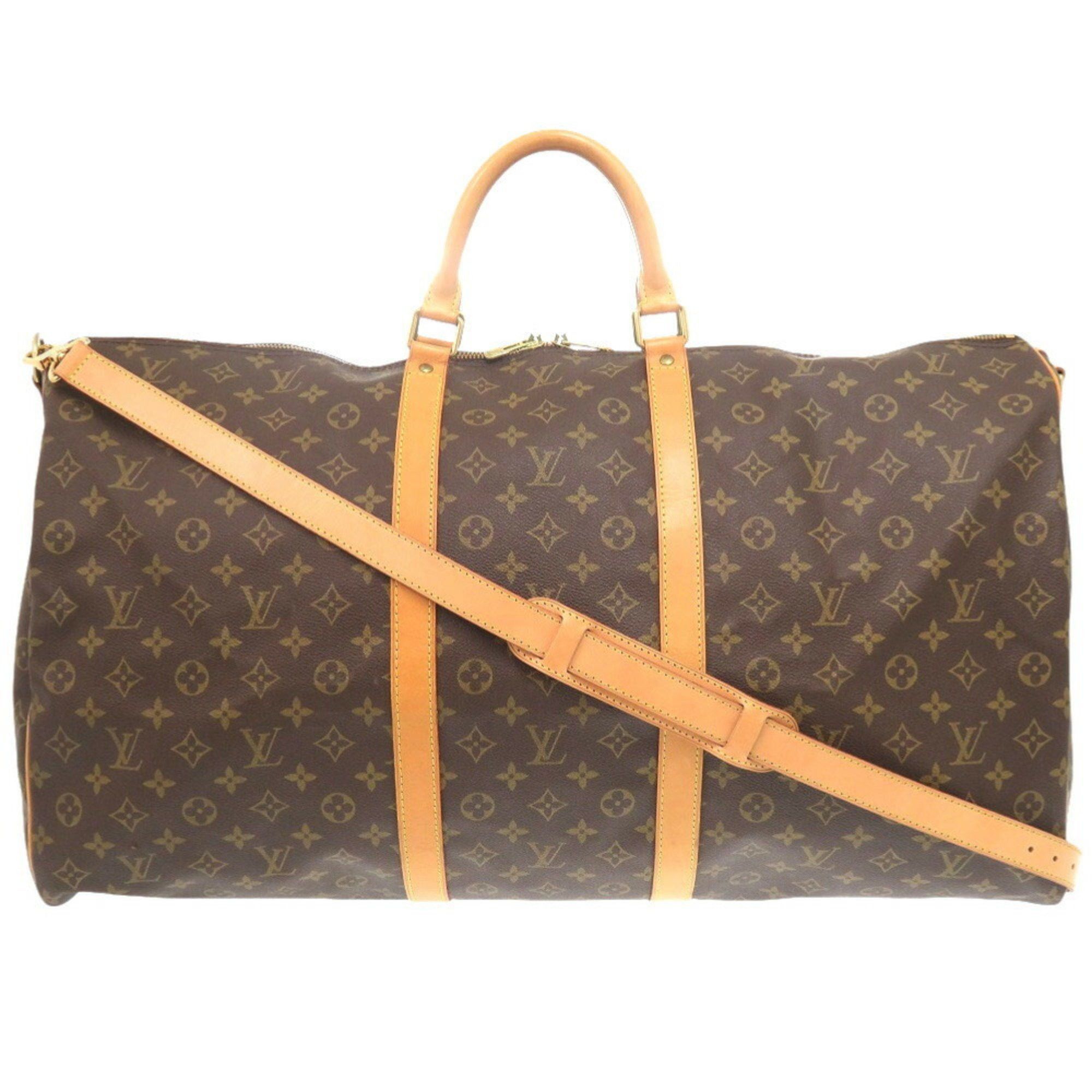 Louis Vuitton Louis Vuitton Keepall Bandouliere 60 Monogram M41412 Boston Bag with Strap 0825 LOUIS VUITTON Size ONE SIZE - 1 Thumbnail