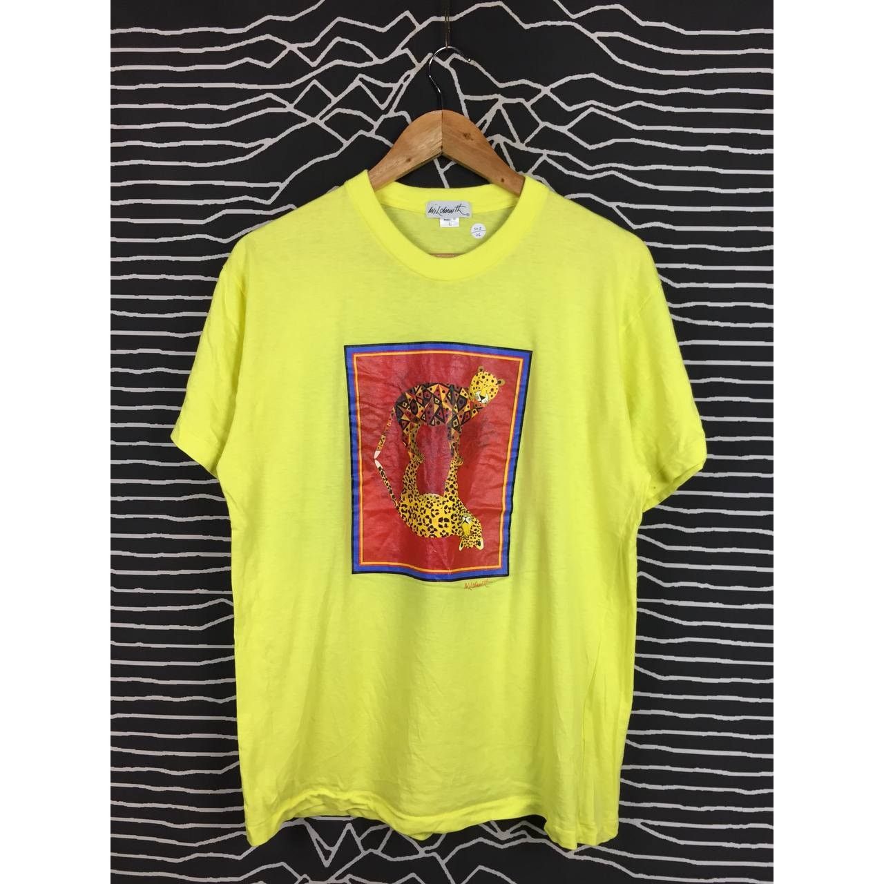 Vintage Vtg Brian Wildsmith Cheetah Art Painting Single Stitch Tee Size US L / EU 52-54 / 3 - 1 Thumbnail