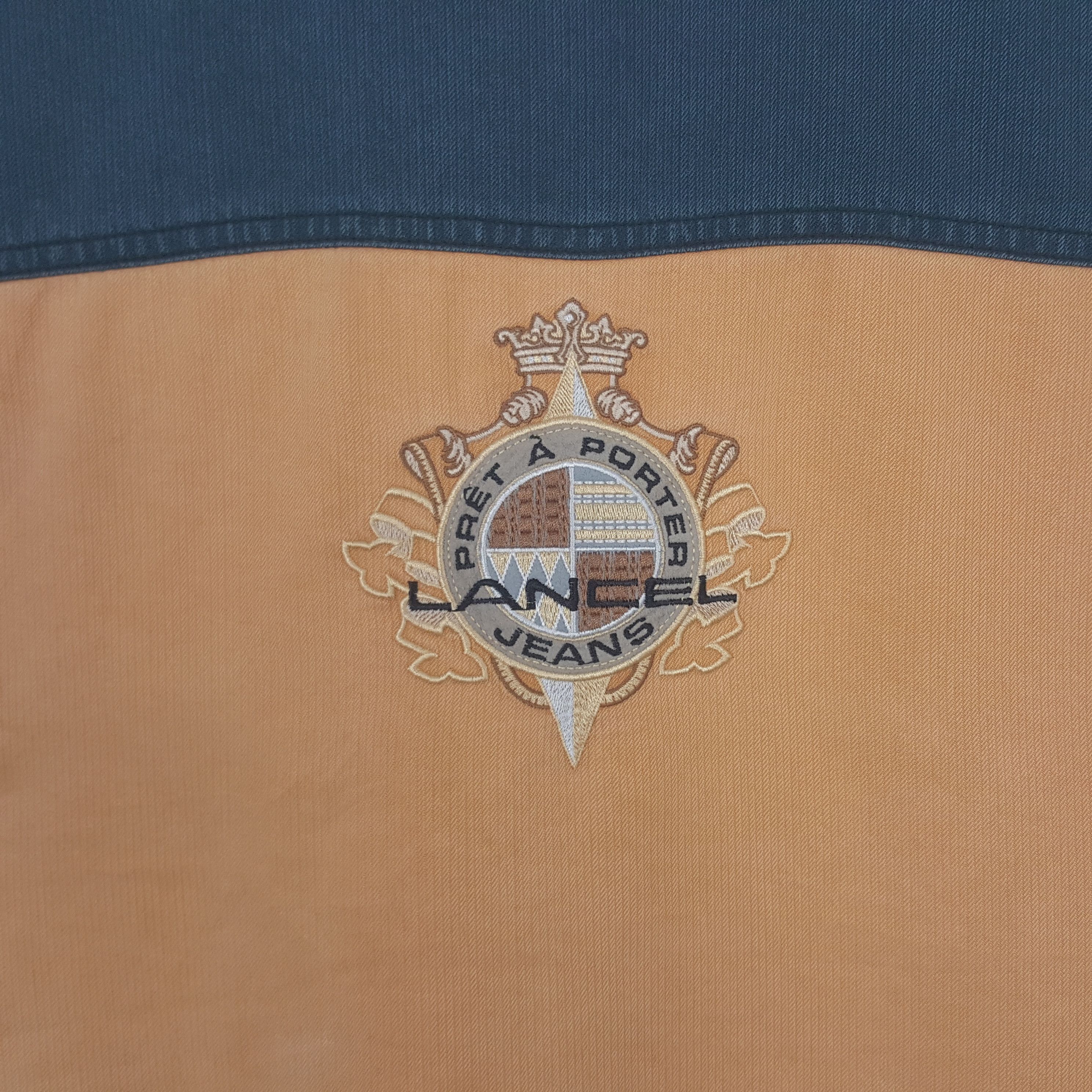 Lancel Vintage Lancel Paris Jeans Vest Jacket Size US M / EU 48-50 / 2 - 2 Thumbnail