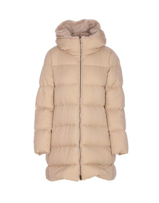 Herno HERNO Women Bubble Jackets PI001948D 12414Z1980 Beige Size M / US 6-8 / IT 42-44 - 1 Thumbnail