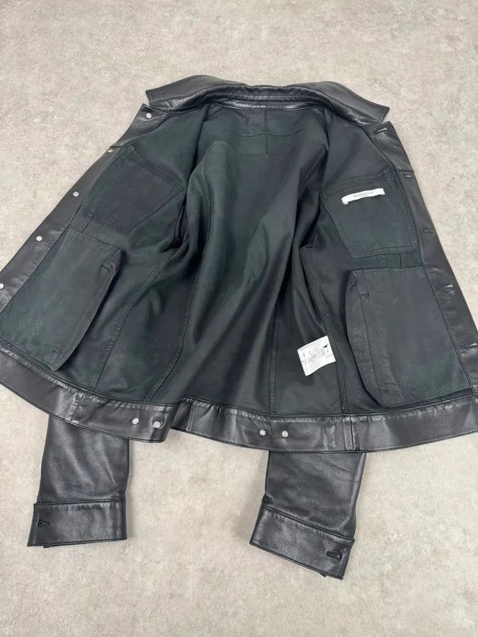 Givenchy SS2015 Givenchy Black Leather Straps Trucker Jacket Size US S / EU 44-46 / 1 - 11 Thumbnail