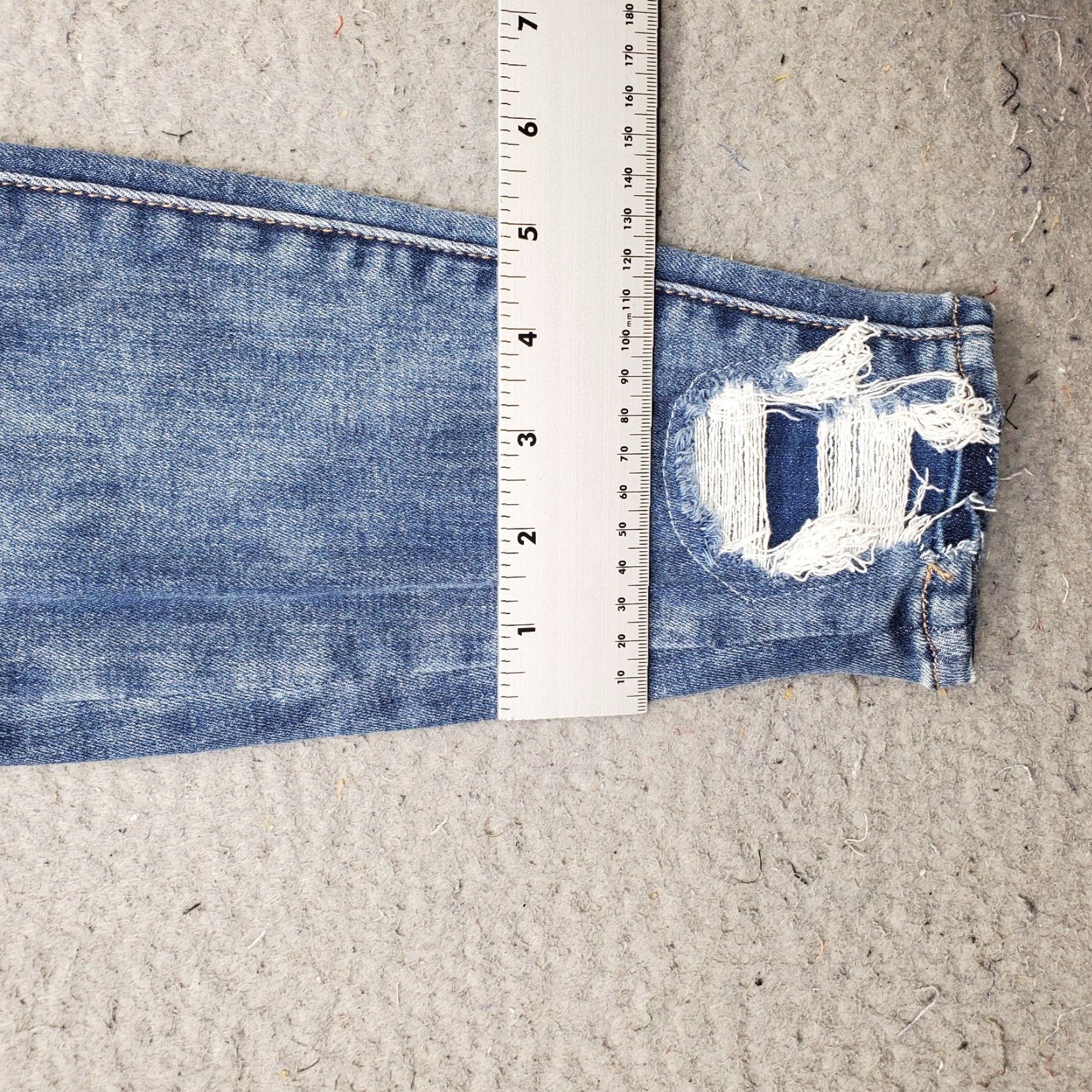 American Eagle Outfitters American Eagle Outfitters Curvy Jegging Jeans Womens 2 Blue High Rise Regular Fit Special: N/A Size 26" / US 2 / IT 38 - 5 Thumbnail