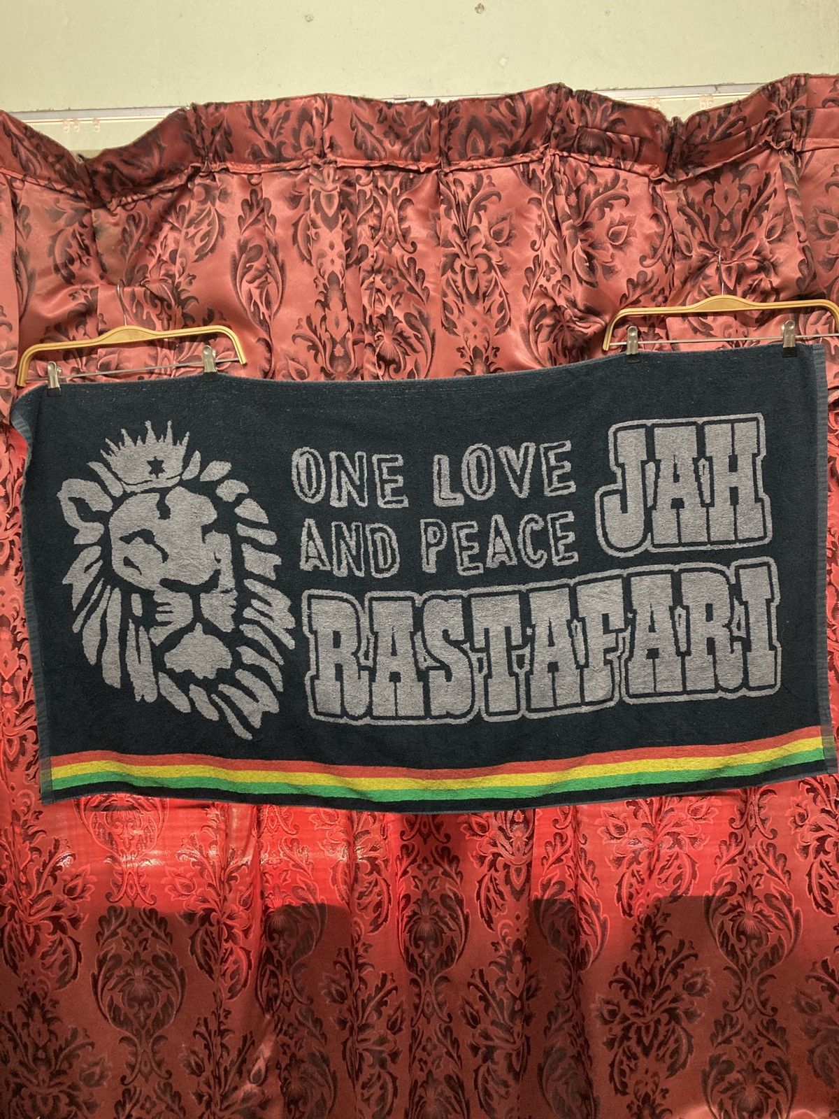 Japanese Brand Jah Rastafari one love raggae towel Size ONE SIZE - 1 Thumbnail