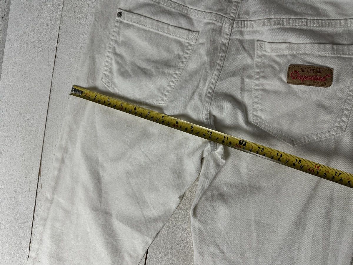 Dsquared2 🚨PUNK DSQUARED2 OPIUM SKINNY white WOMENS JEANS Y2k BIKER Size 30" / US 8 / IT 44 - 18 Thumbnail