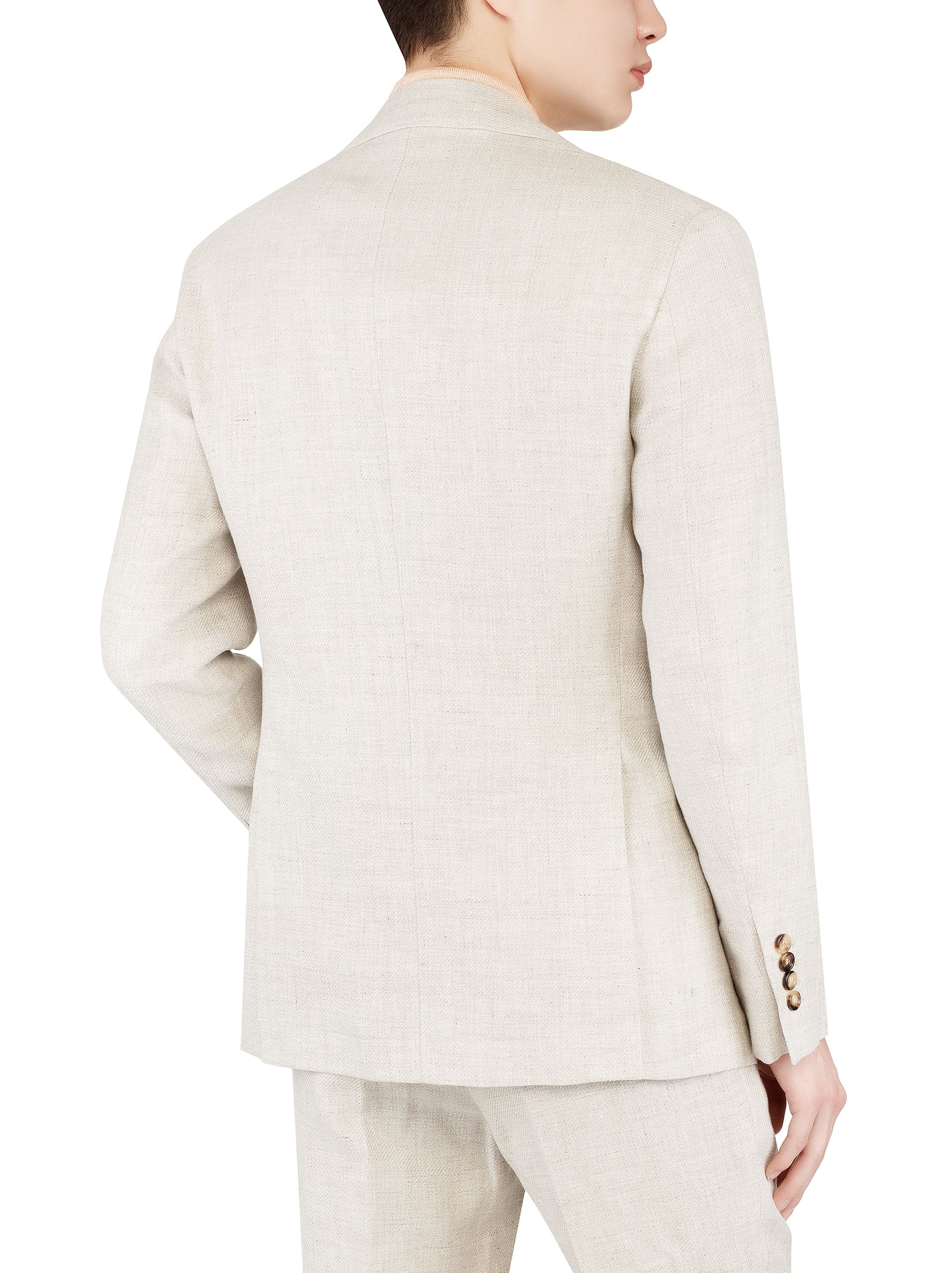 Brunello Cucinelli o1y0526 Single-breasted Suit in Light Beige Size US XL / EU 56 / 4 - 4 Thumbnail