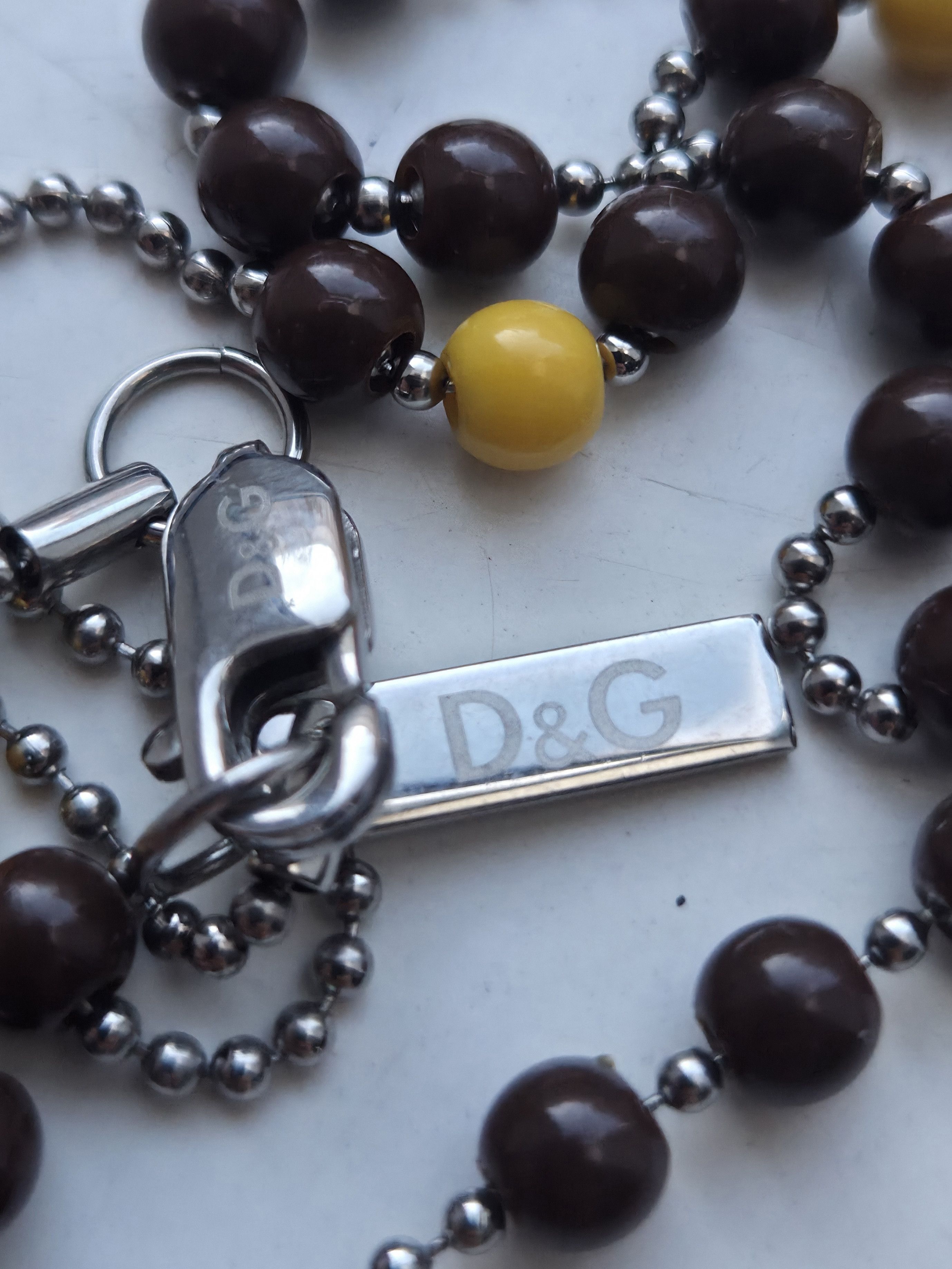 Dolce & Gabbana Dolce & Gabbana Cross beaded necklace Size ONE SIZE - 8 Thumbnail