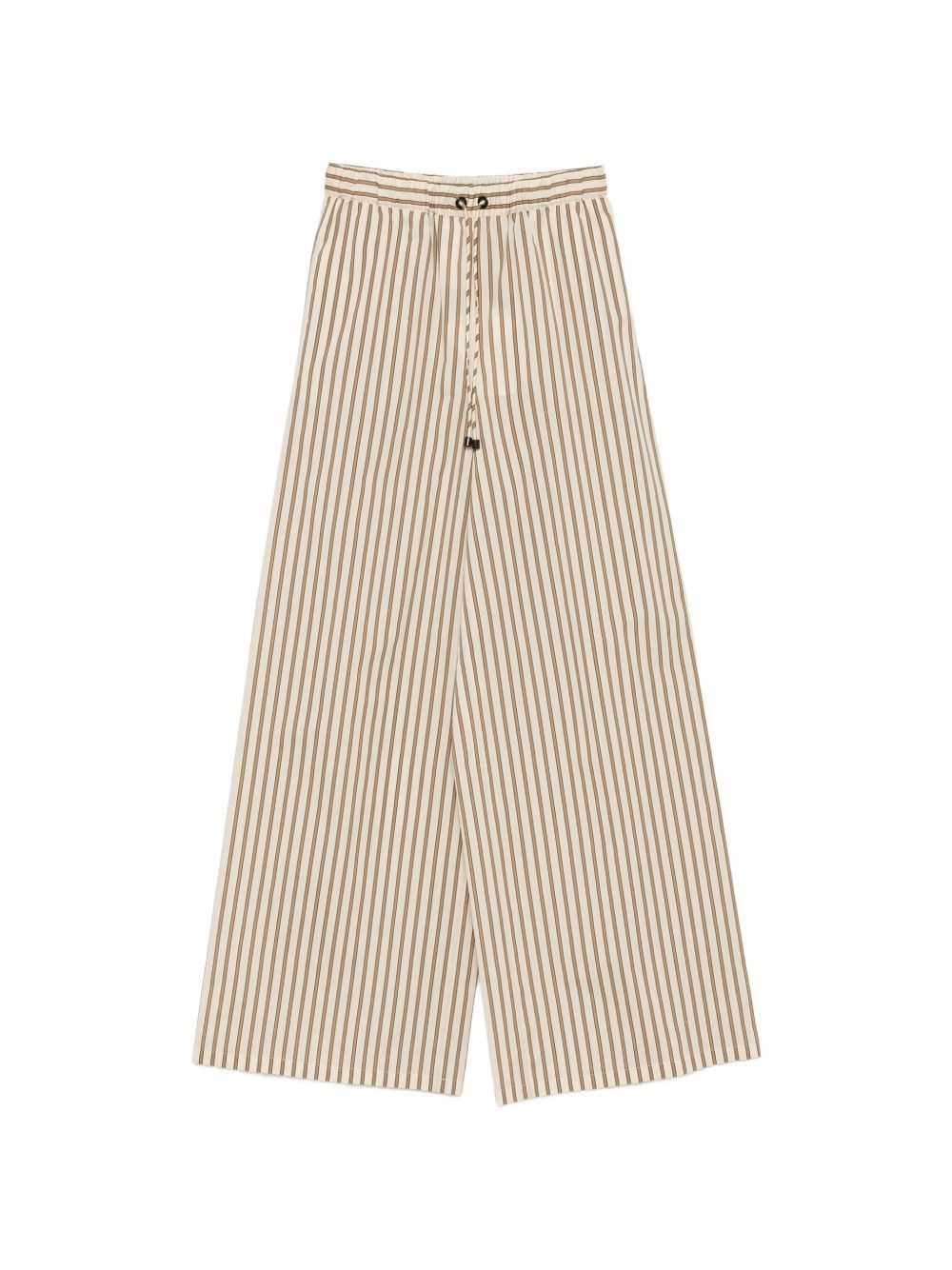 Max Mara STRIPED WIDE-LEG TROUSERS Size 30" / US 8 / IT 44 - 1 Thumbnail
