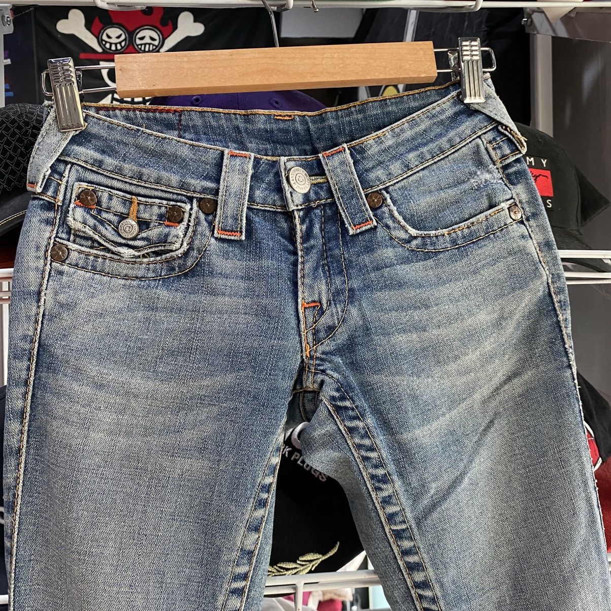 True Religion × Vintage True religion Flare joey denim pants Size US 26 / EU 42 - 10 Thumbnail