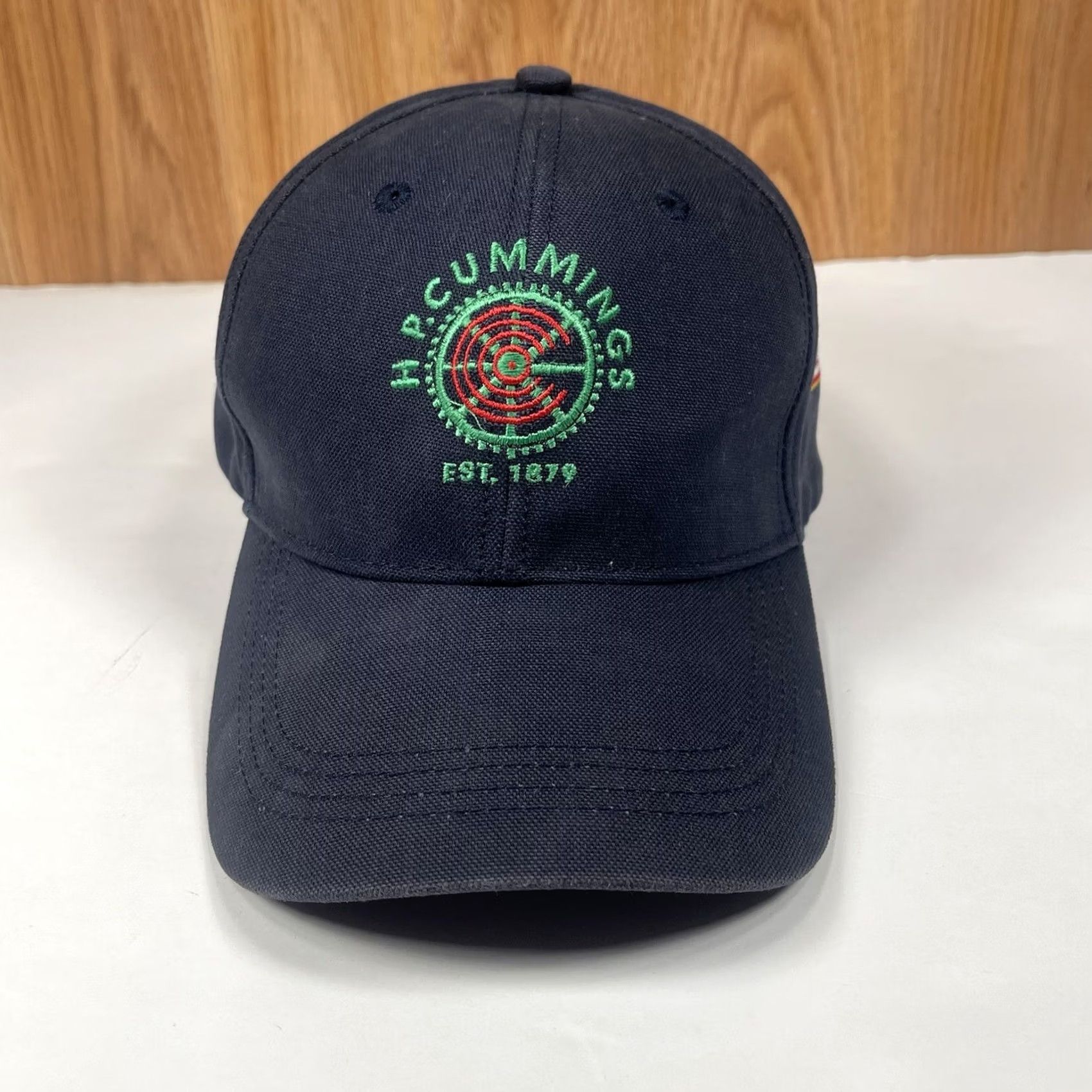 Vintage Daystone HP Cummings American Flag Adult Adjustable Baseball Hat Cap Blue - Men - Baseball Cap - Adjustable - Embroidered - Solid - Daystone Size ONE SIZE - 2 Thumbnail