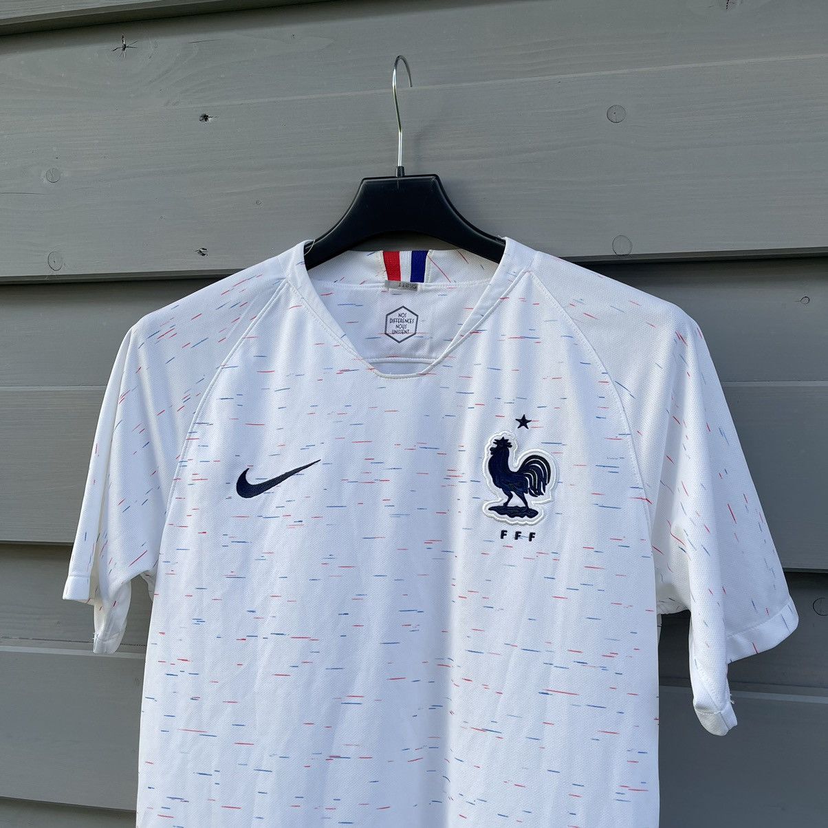 Mbappe France 2018 World Cup Away Football Soccer Shirt Jersey Nike  893871-100