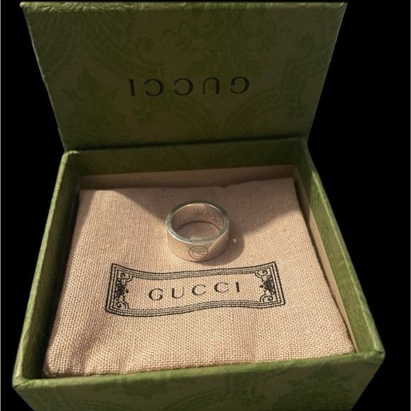 Gucci GUCCI STENCILED CUT-OUT G RING Size ONE SIZE - 2 Thumbnail