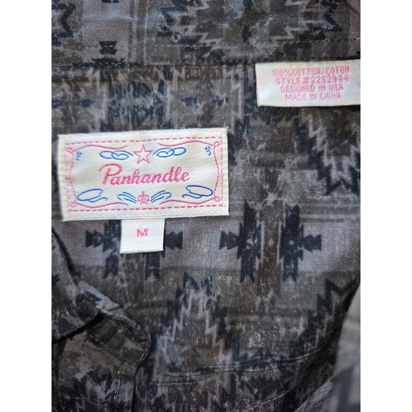Panhandle Slim Panhandle Rough Stock Pearl Snap Western Shirt Womens Med Size M / US 6-8 / IT 42-44 - 6 Thumbnail