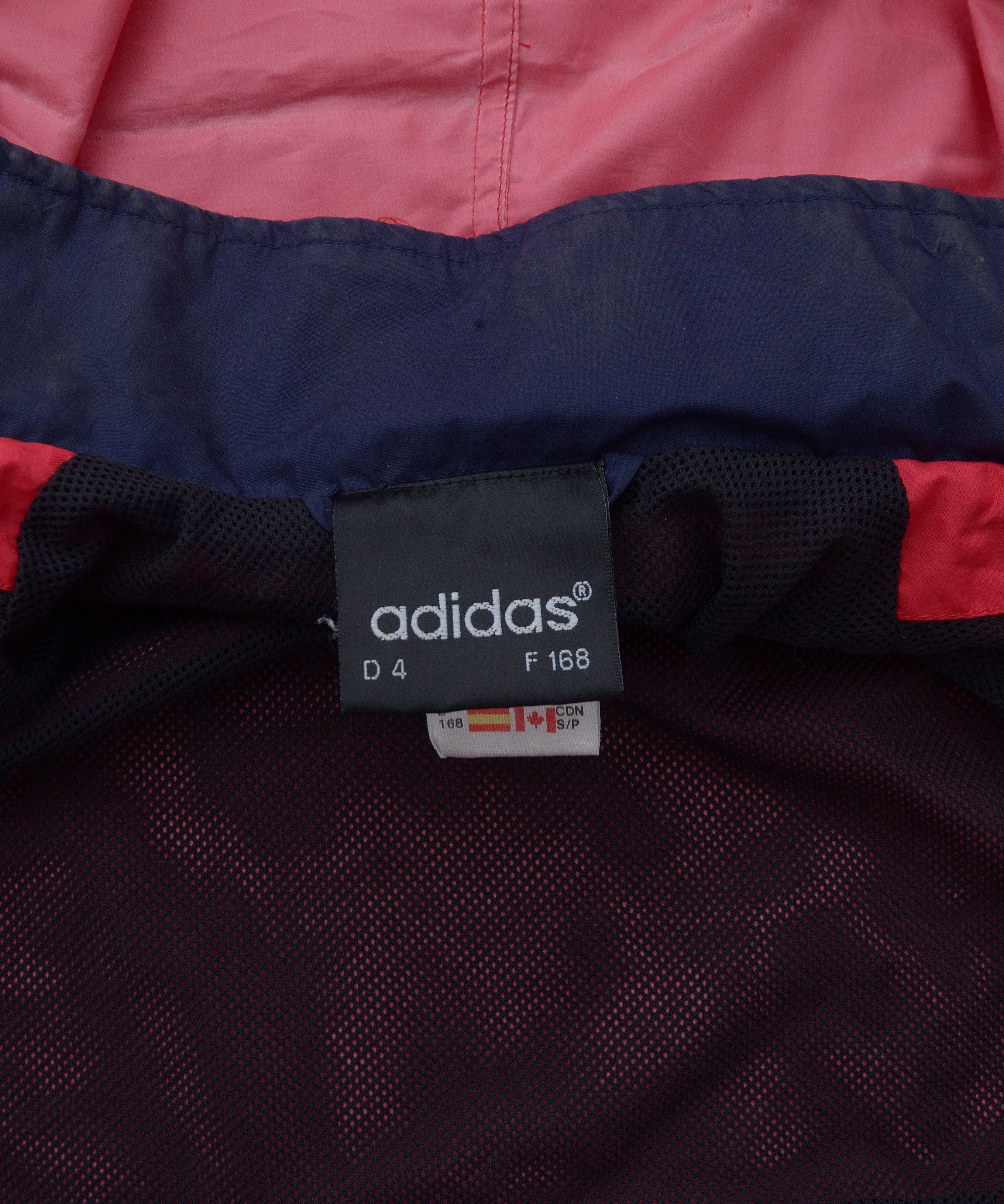 Adidas × Vintage Vintage 90's Adidas Windbreaker Lightweight Nylon Jacket Size US S / EU 44-46 / 1 - 10 Thumbnail