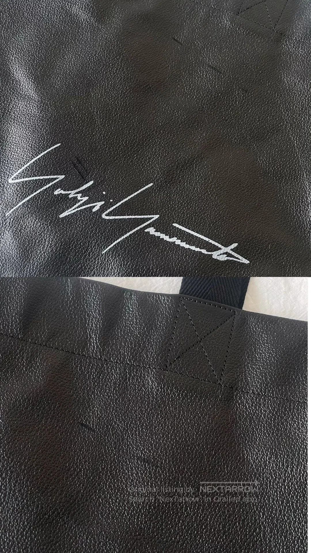 Yohji Yamamoto Yohji Yamamoto Leather Tote Bag Sale. Size ONE SIZE - 9 Thumbnail