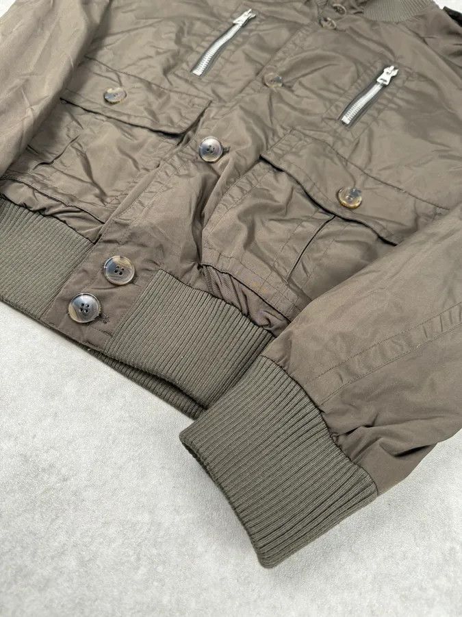 Gucci AW2009 Gucci Madonna Olive Green Nylon Jacket Size US M / EU 48-50 / 2 - 6 Thumbnail