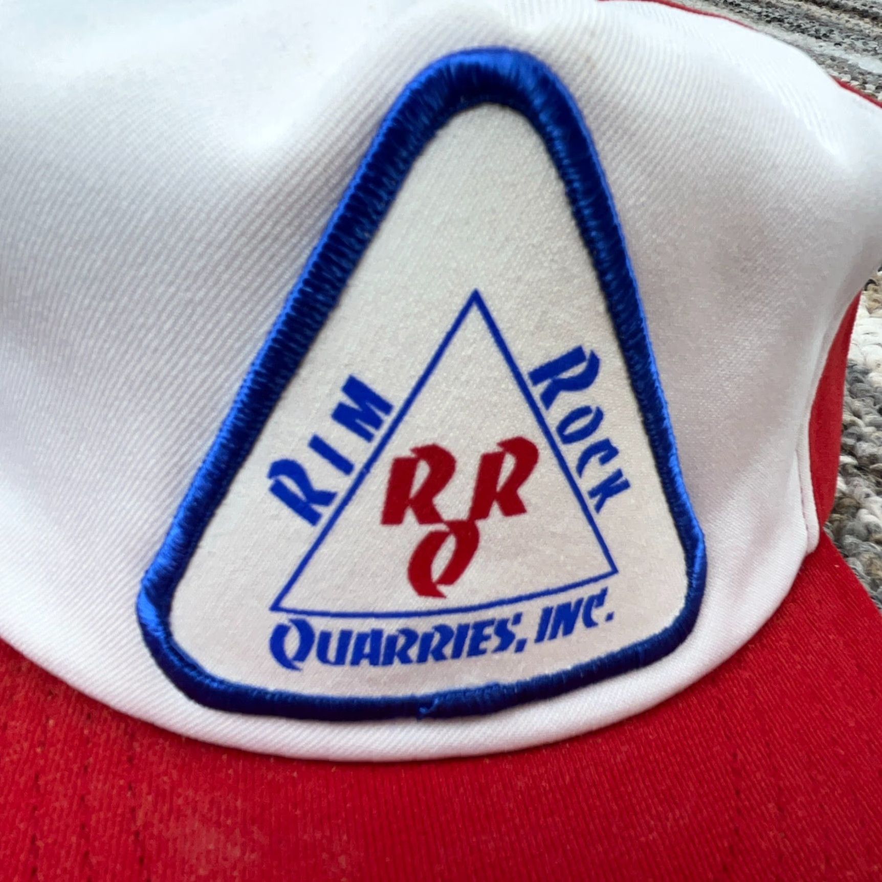 Vintage VINTAGE Park Avenue Trucker Hat Cap Snap Back Red USA Patch Rim Rock High Dome 80s 90s H Hat Size ONE SIZE - 2 Thumbnail