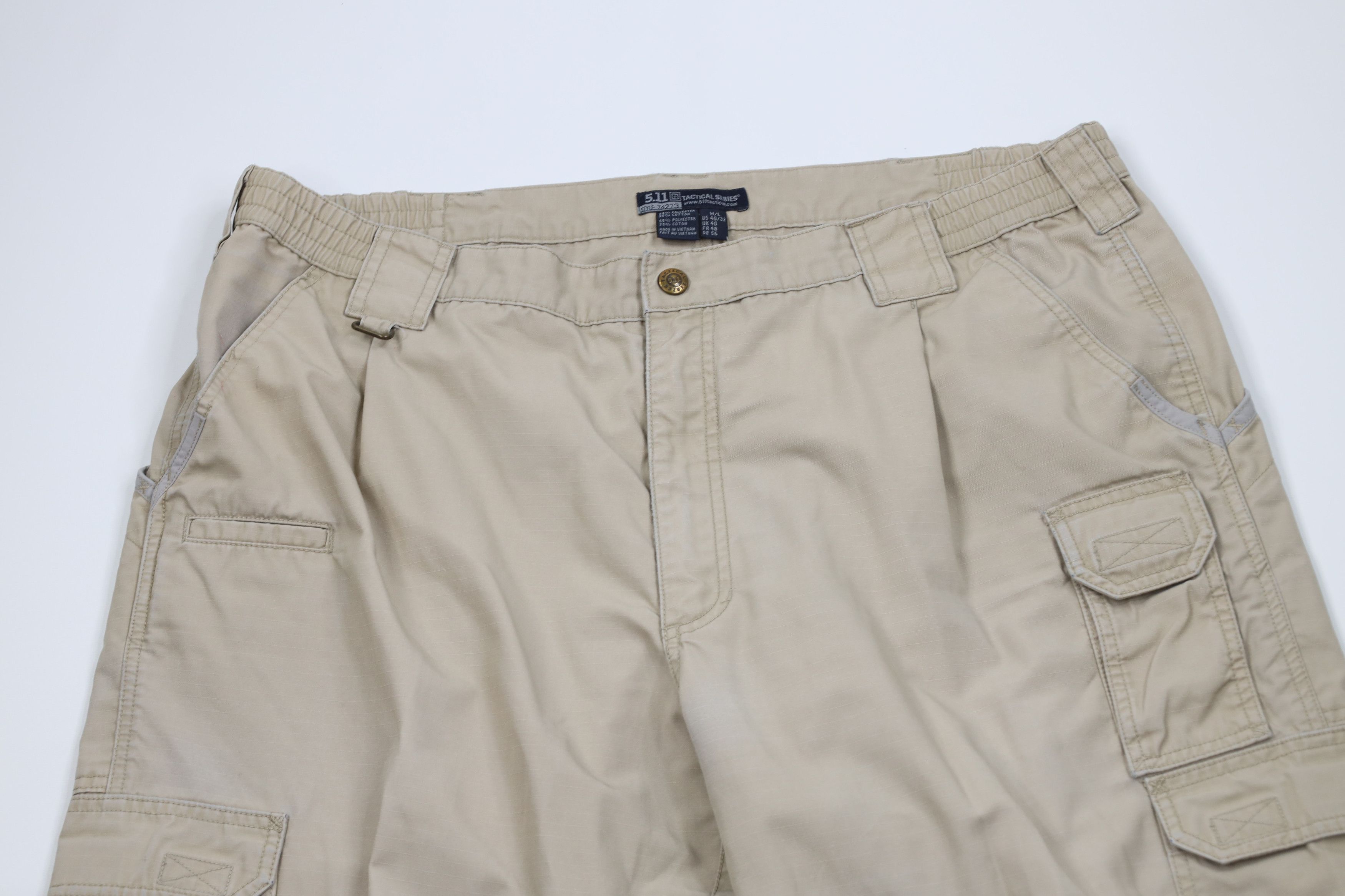 Vintage 5.11 Tactical Series Ripstop Uniform Cargo Pants Beige Size US 40 / EU 56 - 2 Thumbnail