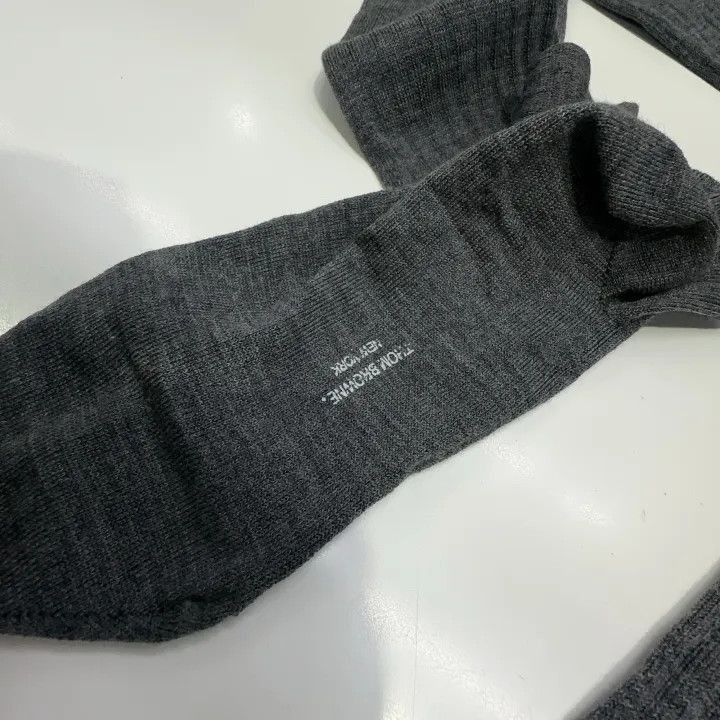 Thom Browne Thom Browne Gray Striped Tights for Women -2507 Size M / US 6-8 / IT 42-44 - 8 Thumbnail