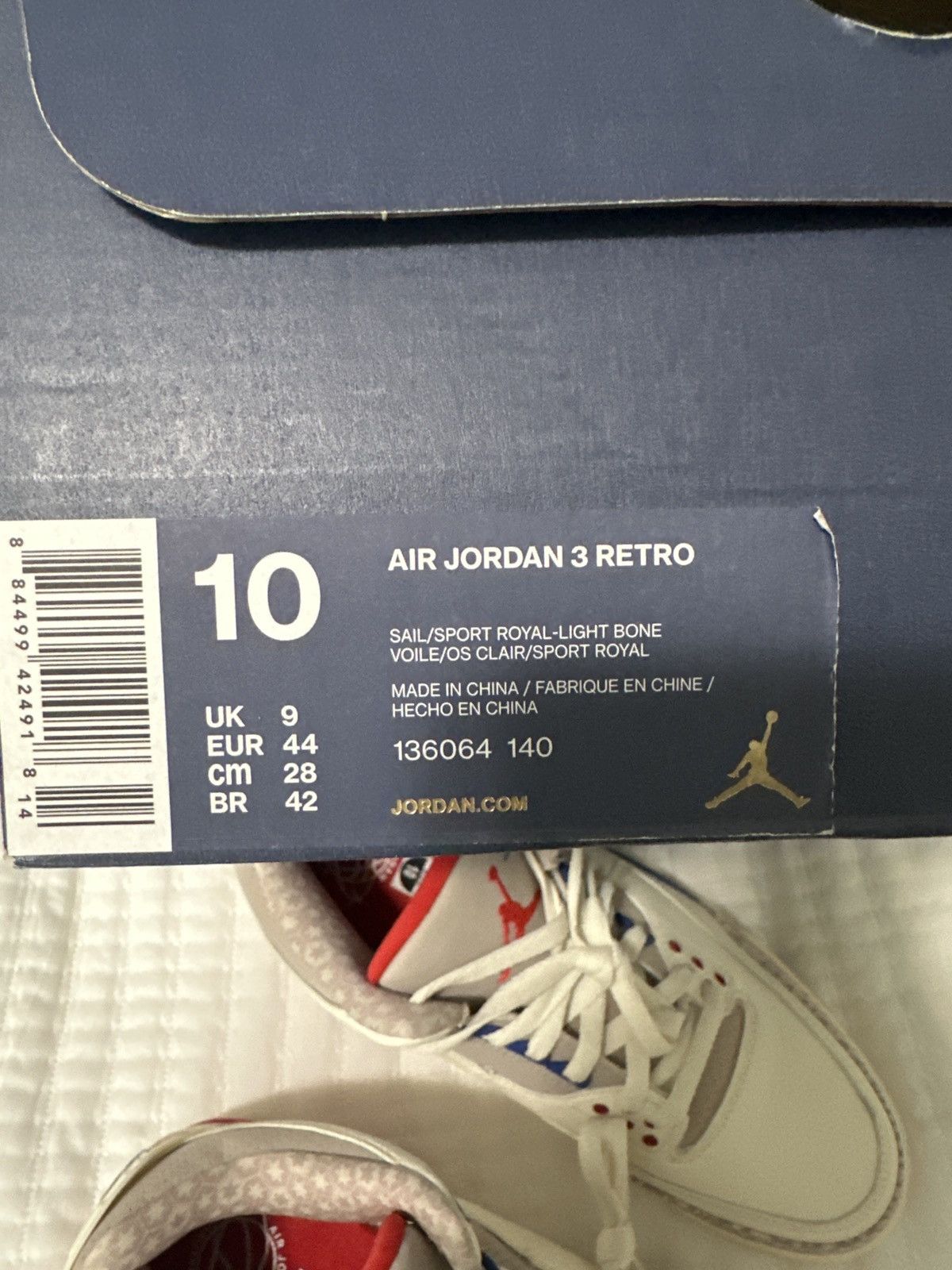 Jordan Brand Jordan 3 International Size US 10 / EU 43 - 7 Thumbnail