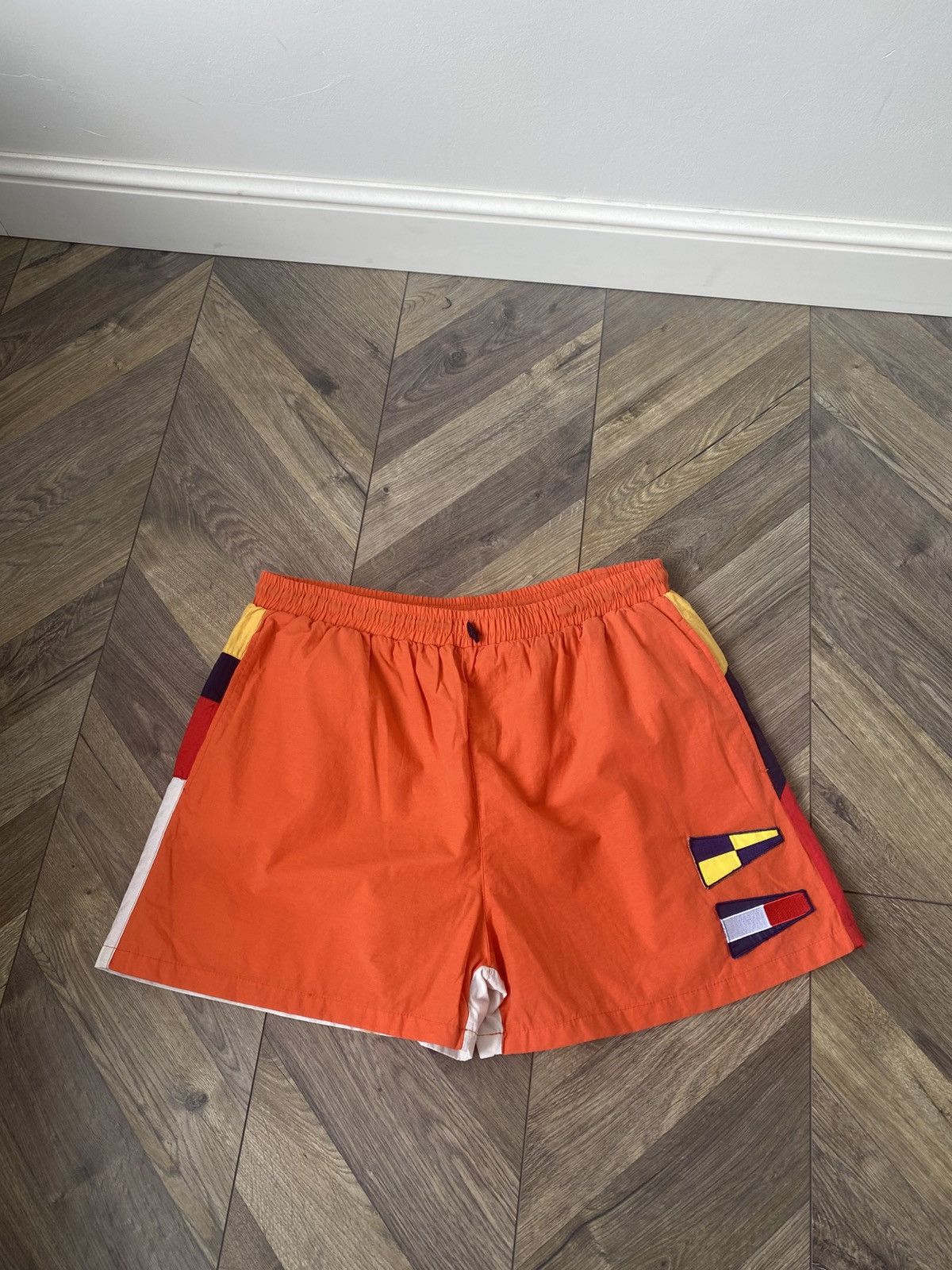 Tommy Hilfiger × Vintage Vintage 90s Tommy Hilfiger Nylon Shorts Size US 35 - 3 Thumbnail