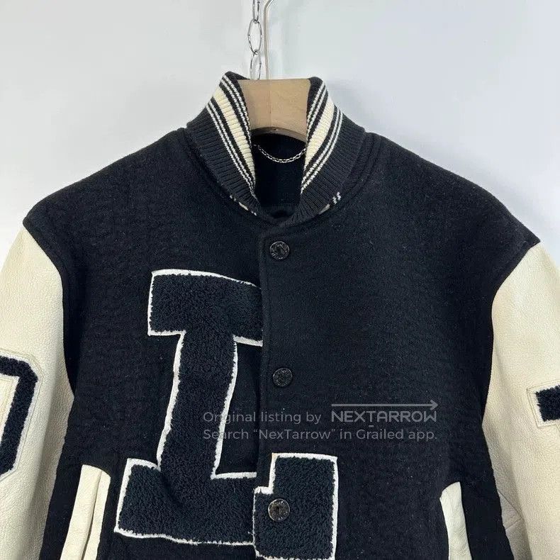 Louis Vuitton Louis Vuitton Leather Cashmere Varsity Jacket. Size US L / EU 52-54 / 3 - 3 Thumbnail