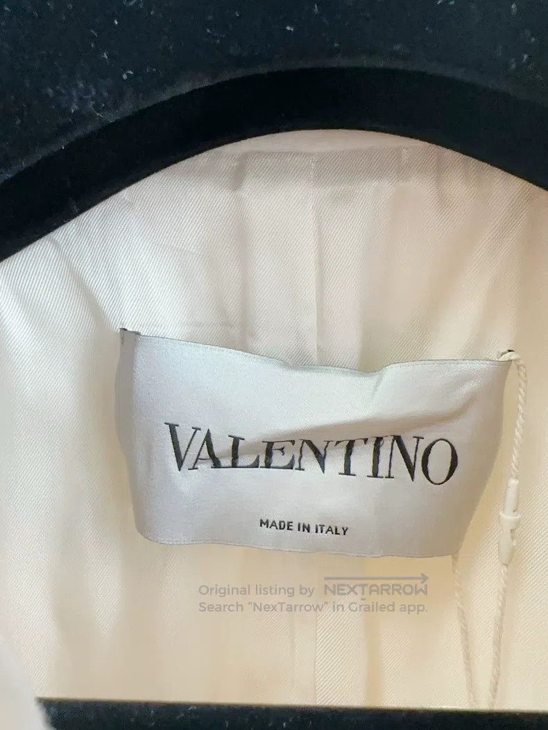 Valentino Valentino White wool coat Size L / US 10 / IT 46 - 3 Thumbnail