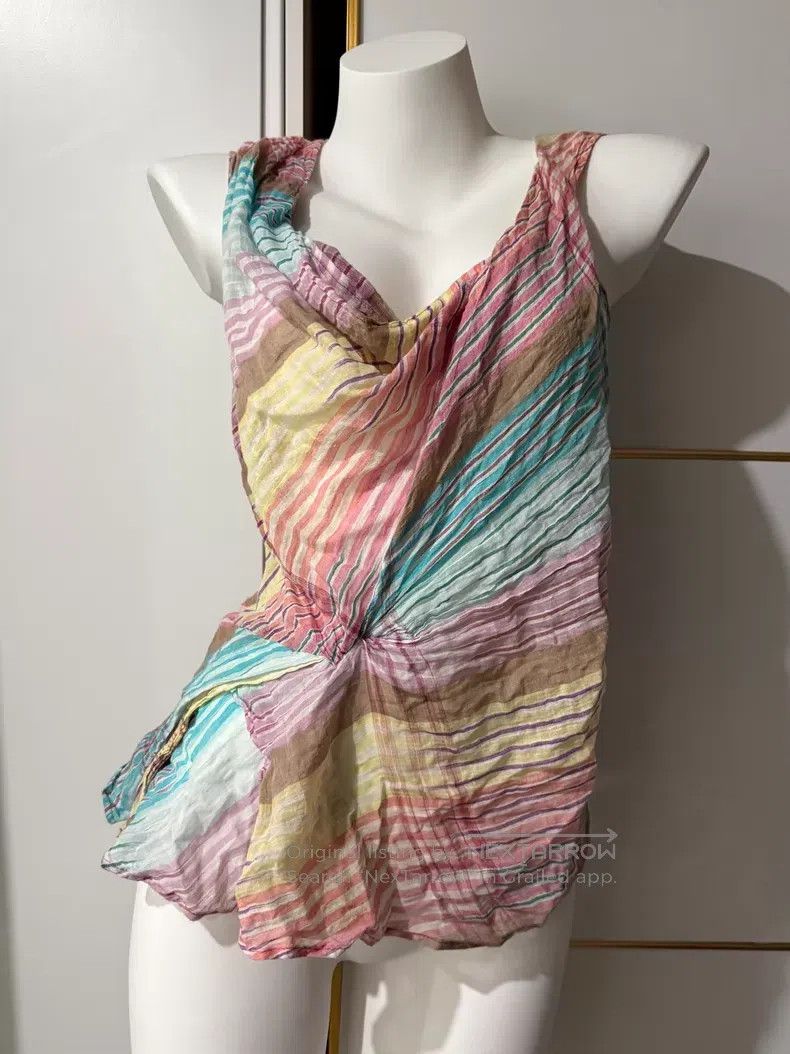 Vivienne Westwood Vivienne Westwood Rainbow Striped Off-the-Shoulder Top, 10 Size M / US 6-8 / IT 42-44 - 1 Thumbnail