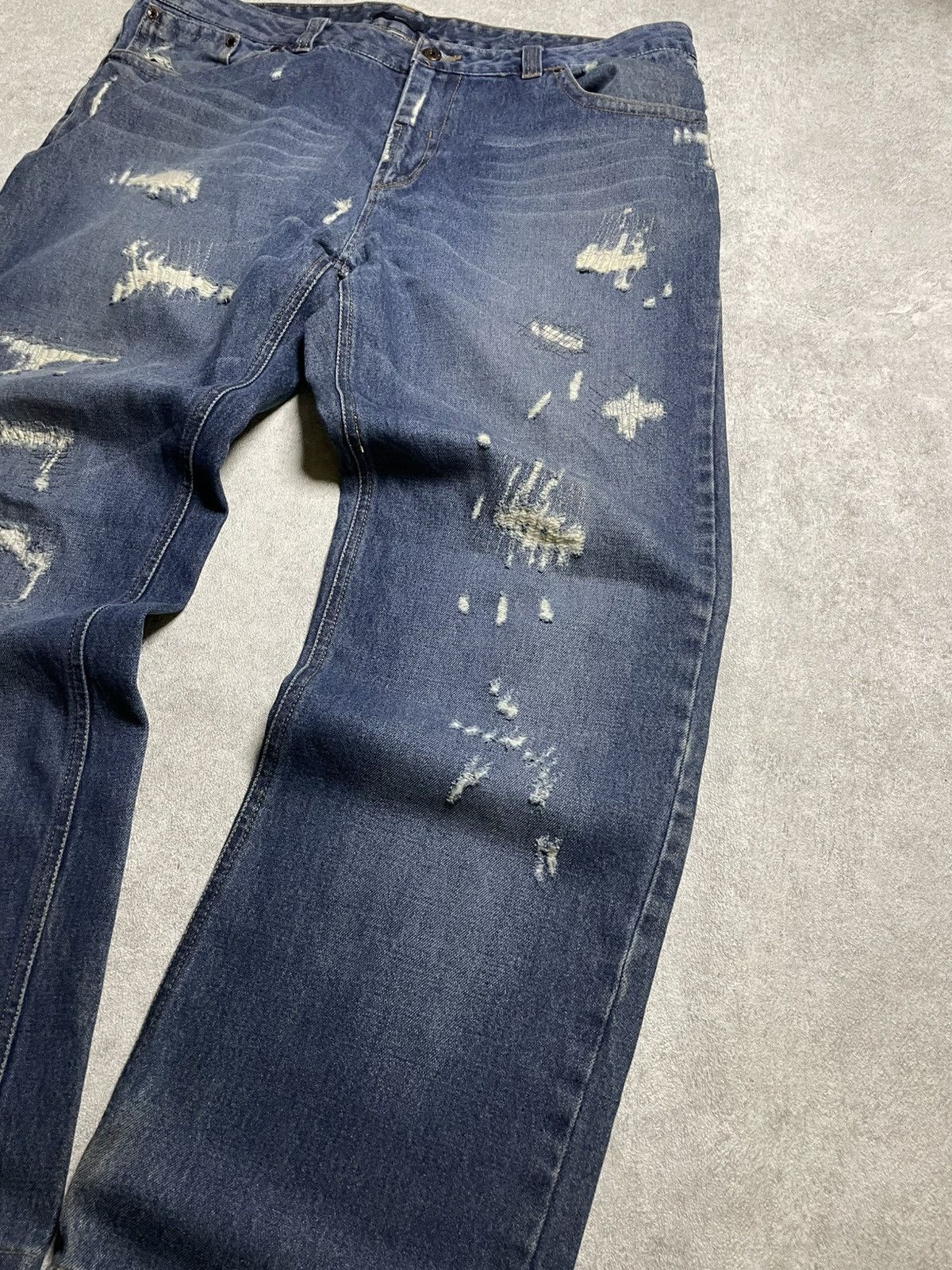 If Six Was Nine LGB IfSixWasNine Vintage Bootcut Distress Faded Jeans Size US 38 / EU 54 - 3 Thumbnail