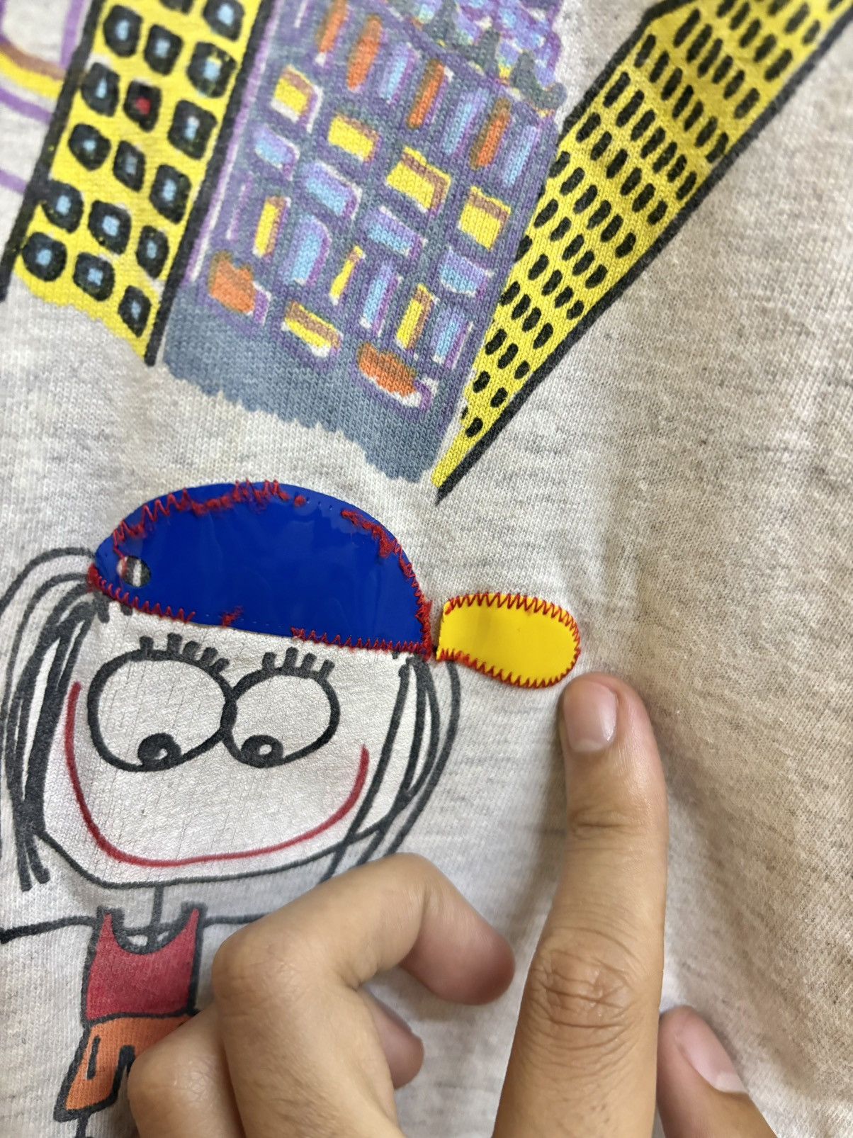 Vintage Vintage 1995 Danny First New York City Cartoon Art T-Shirt Size US M / EU 48-50 / 2 - 11 Thumbnail