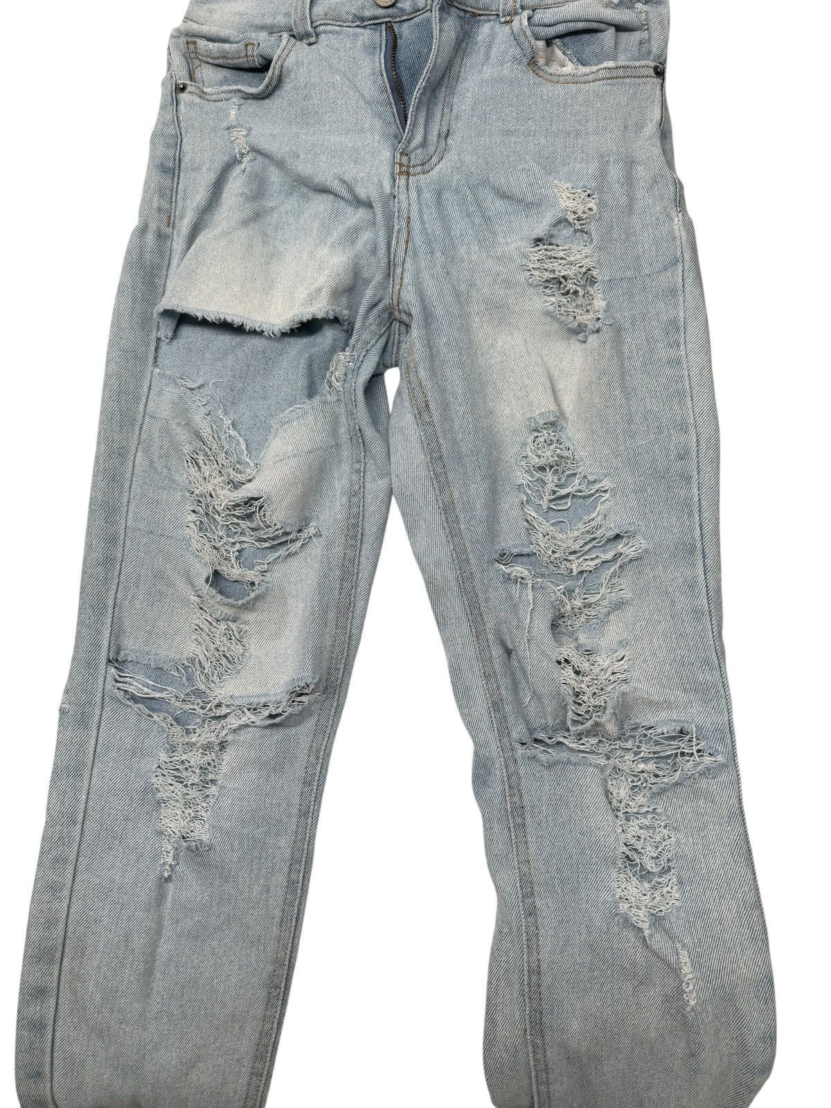 Other Vanilla Star Distressed High Rise Skinny Jeans W28 Y2K Size 28" / US 6 / IT 42 - 13 Thumbnail